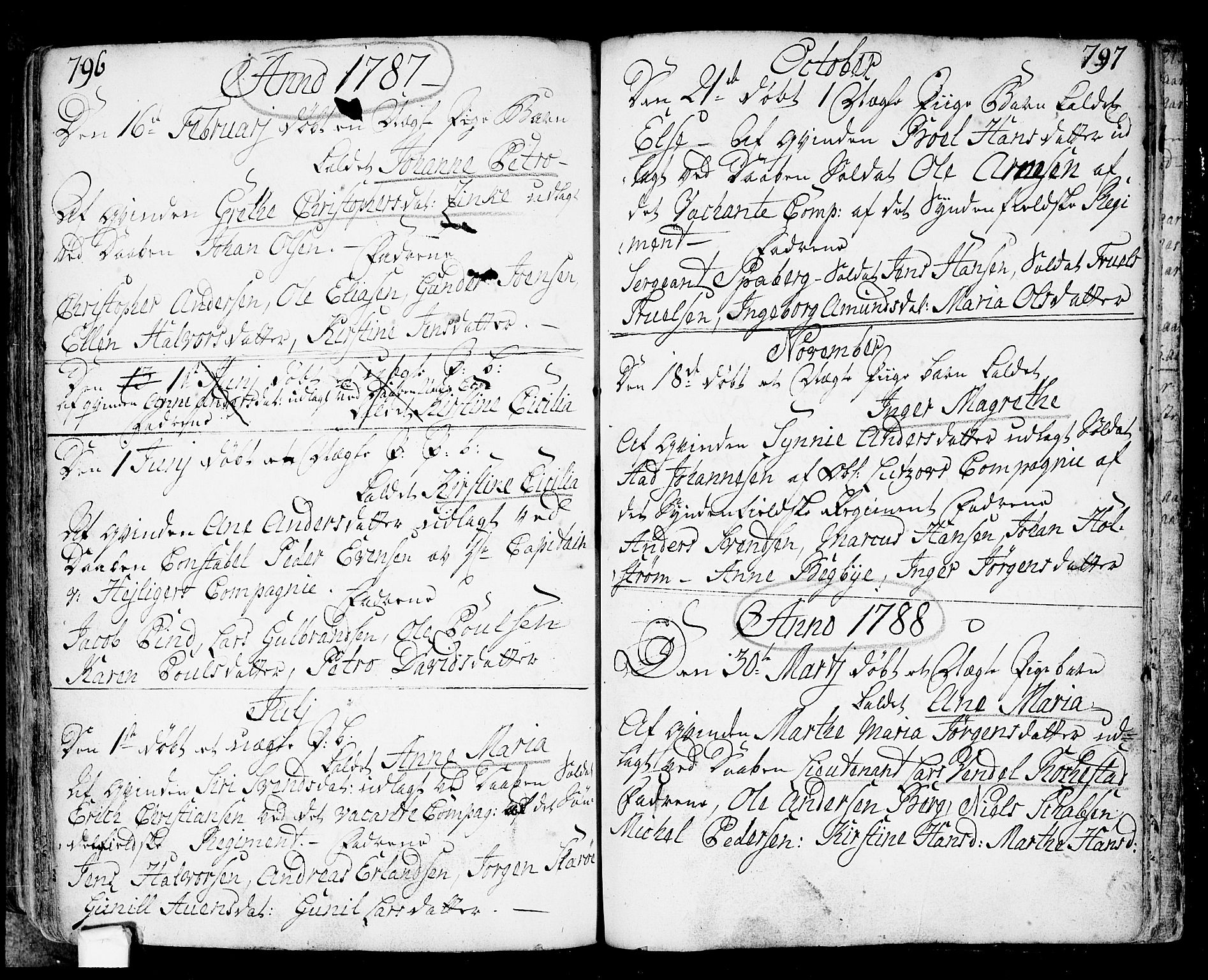 Fredrikstad prestekontor Kirkebøker, AV/SAO-A-11082/F/Fa/L0002: Ministerialbok nr. 2, 1750-1804, s. 796-797