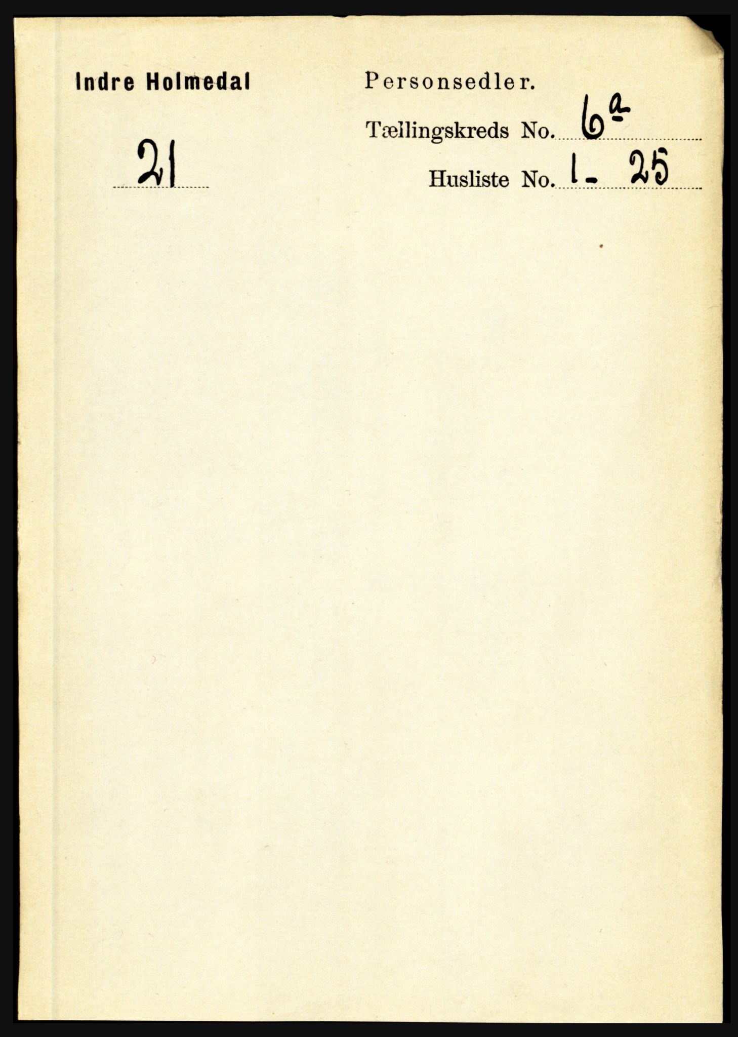 RA, Folketelling 1891 for 1430 Indre Holmedal herred, 1891, s. 2457