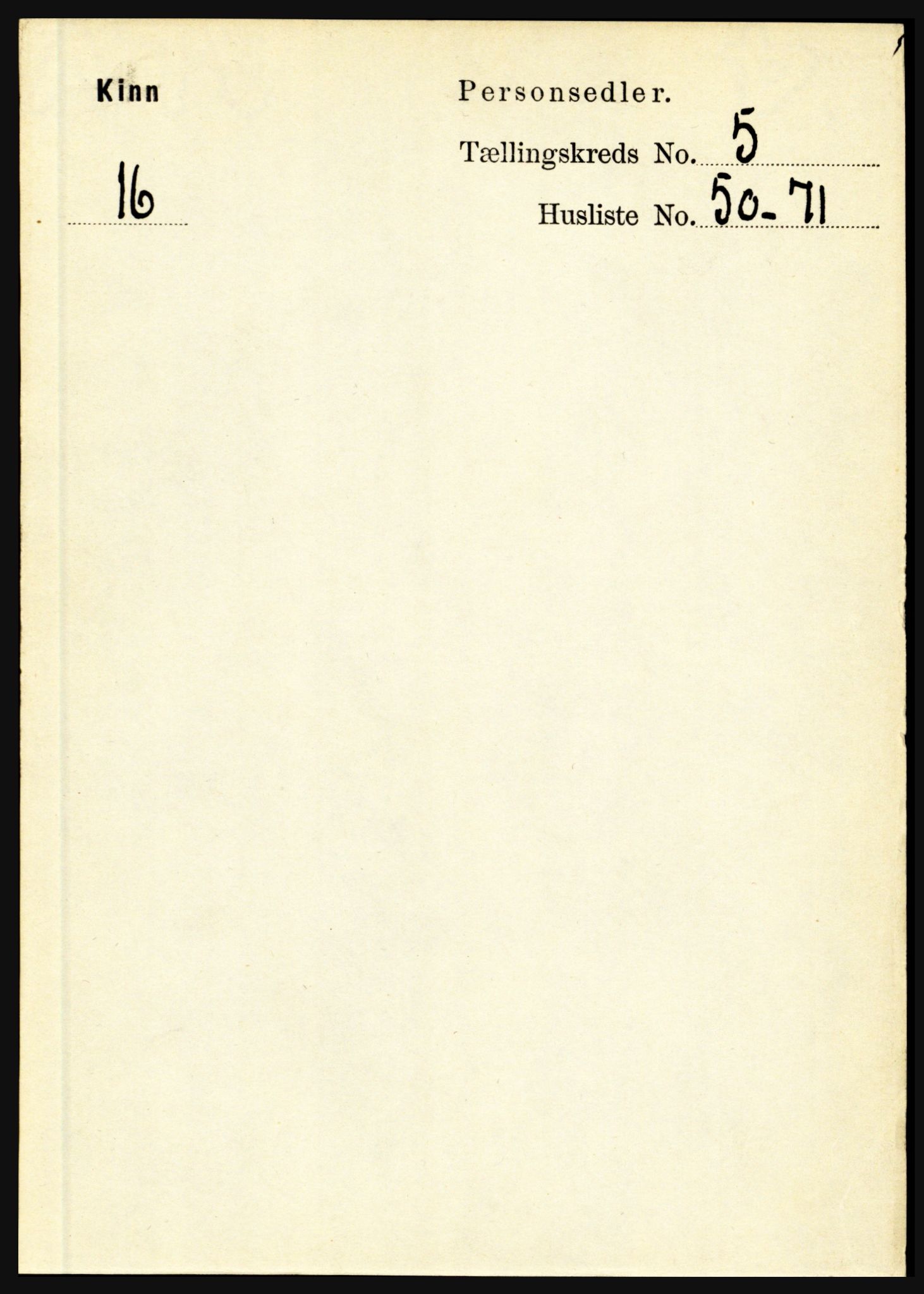 RA, Folketelling 1891 for 1437 Kinn herred, 1891, s. 2091