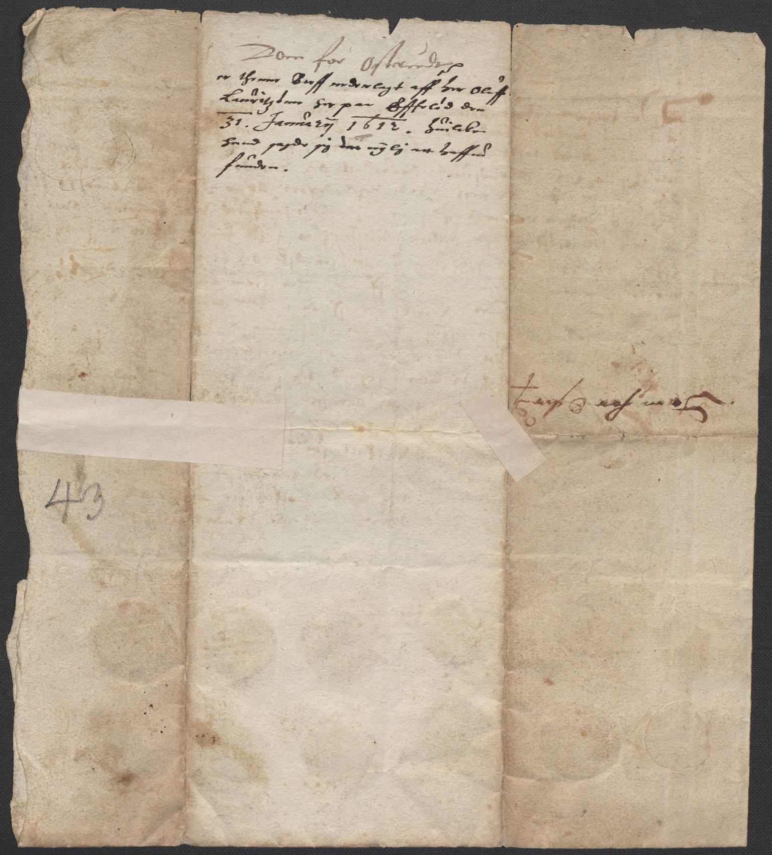 Riksarkivets diplomsamling, AV/RA-EA-5965/F02/L0093: Dokumenter, 1591, s. 79