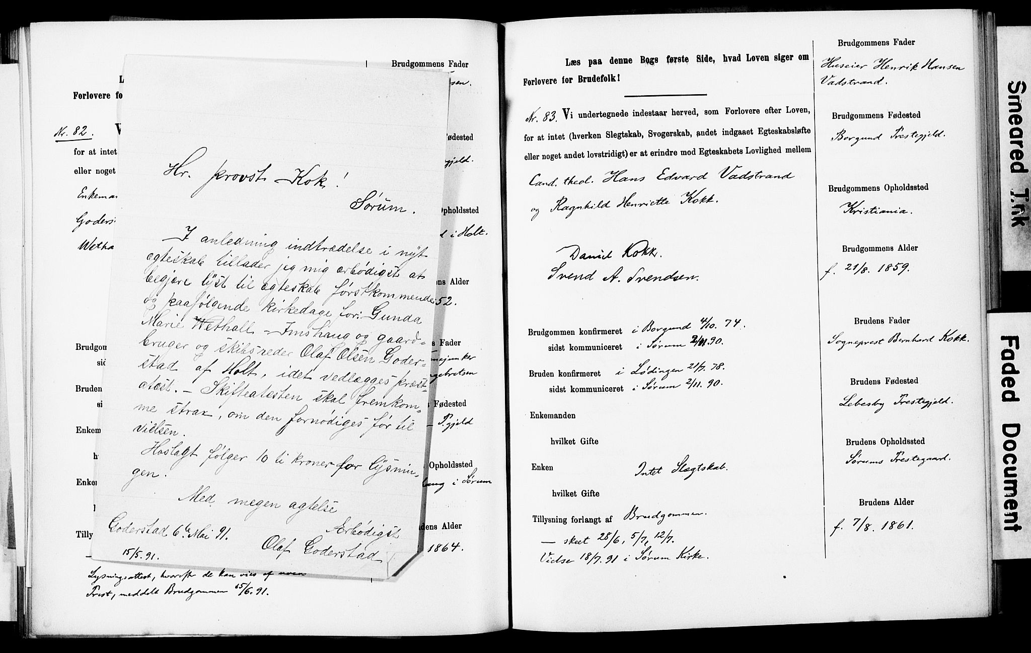 Sørum prestekontor Kirkebøker, AV/SAO-A-10303/H/Ha/L0001: Lysningsprotokoll nr. 1, 1887-1890