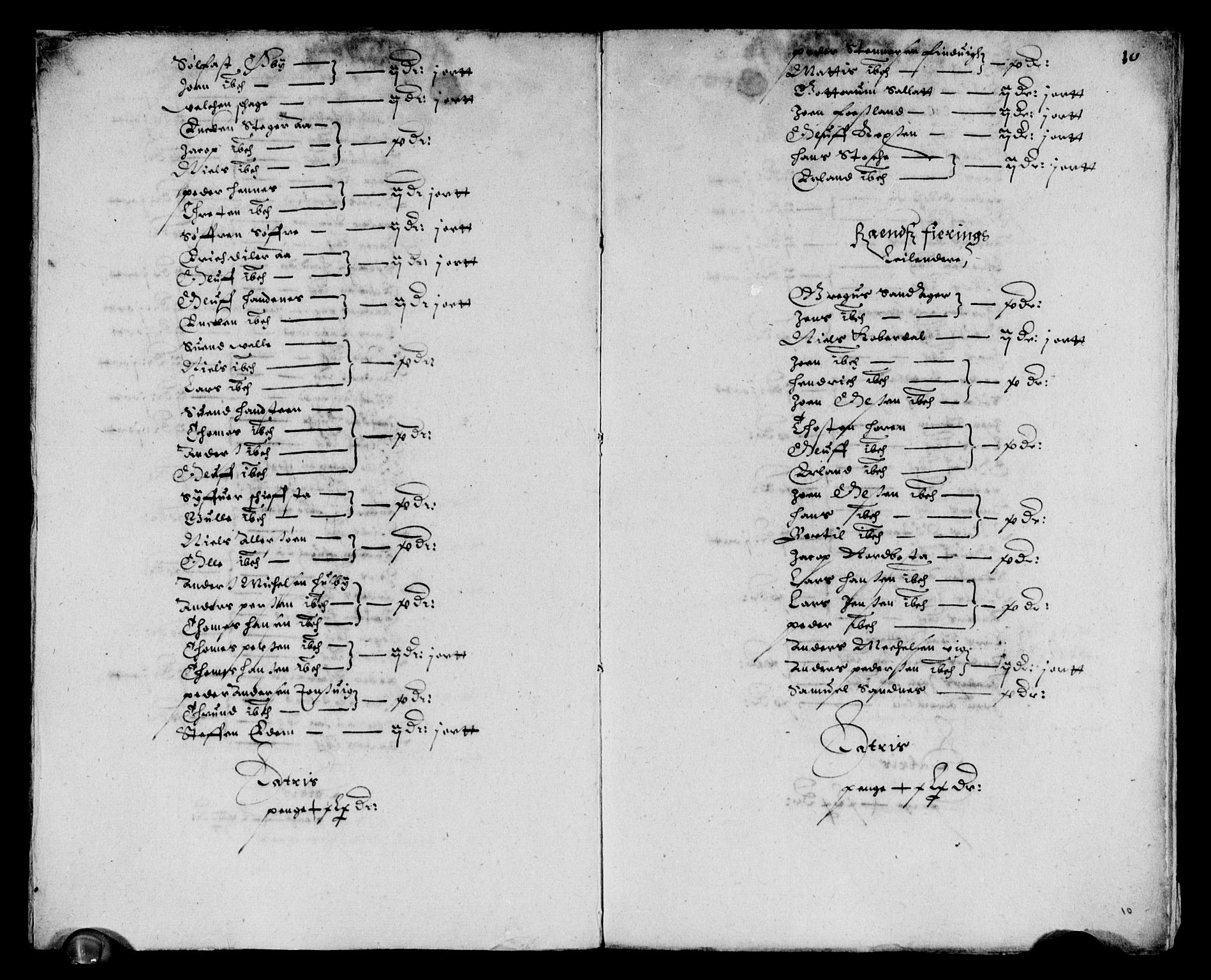 Rentekammeret inntil 1814, Reviderte regnskaper, Lensregnskaper, AV/RA-EA-5023/R/Rb/Rbz/L0021: Nordlandenes len, 1628-1630