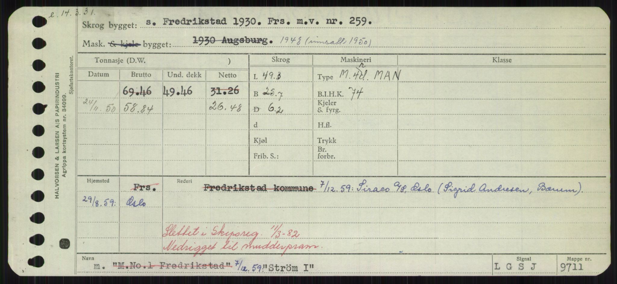 Sjøfartsdirektoratet med forløpere, Skipsmålingen, RA/S-1627/H/Ha/L0005/0002: Fartøy, S-Sven / Fartøy, Skjo-Sven, s. 671