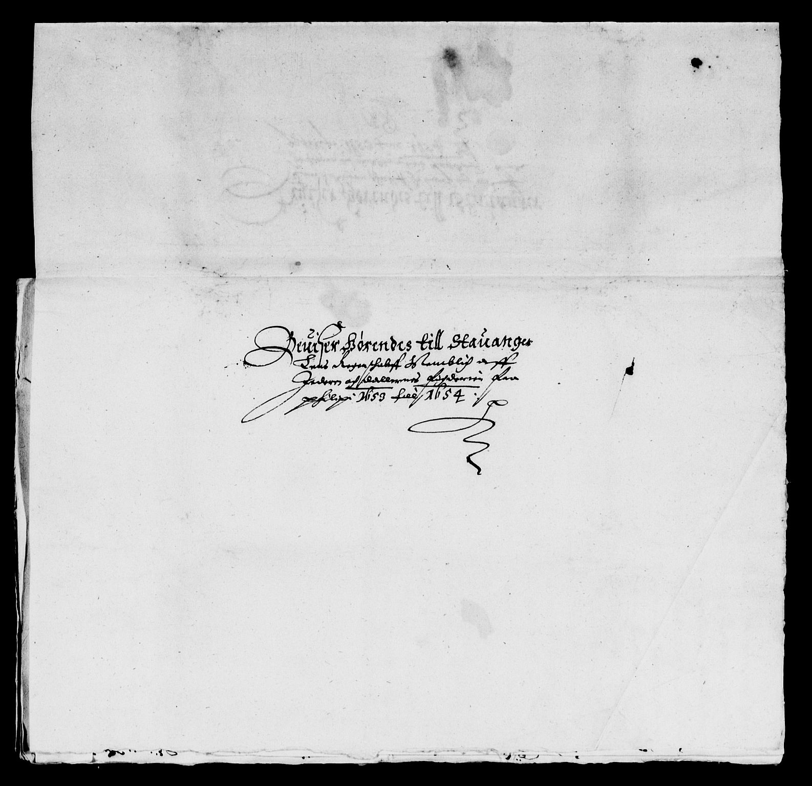 Rentekammeret inntil 1814, Reviderte regnskaper, Lensregnskaper, AV/RA-EA-5023/R/Rb/Rbs/L0035: Stavanger len, 1648-1655