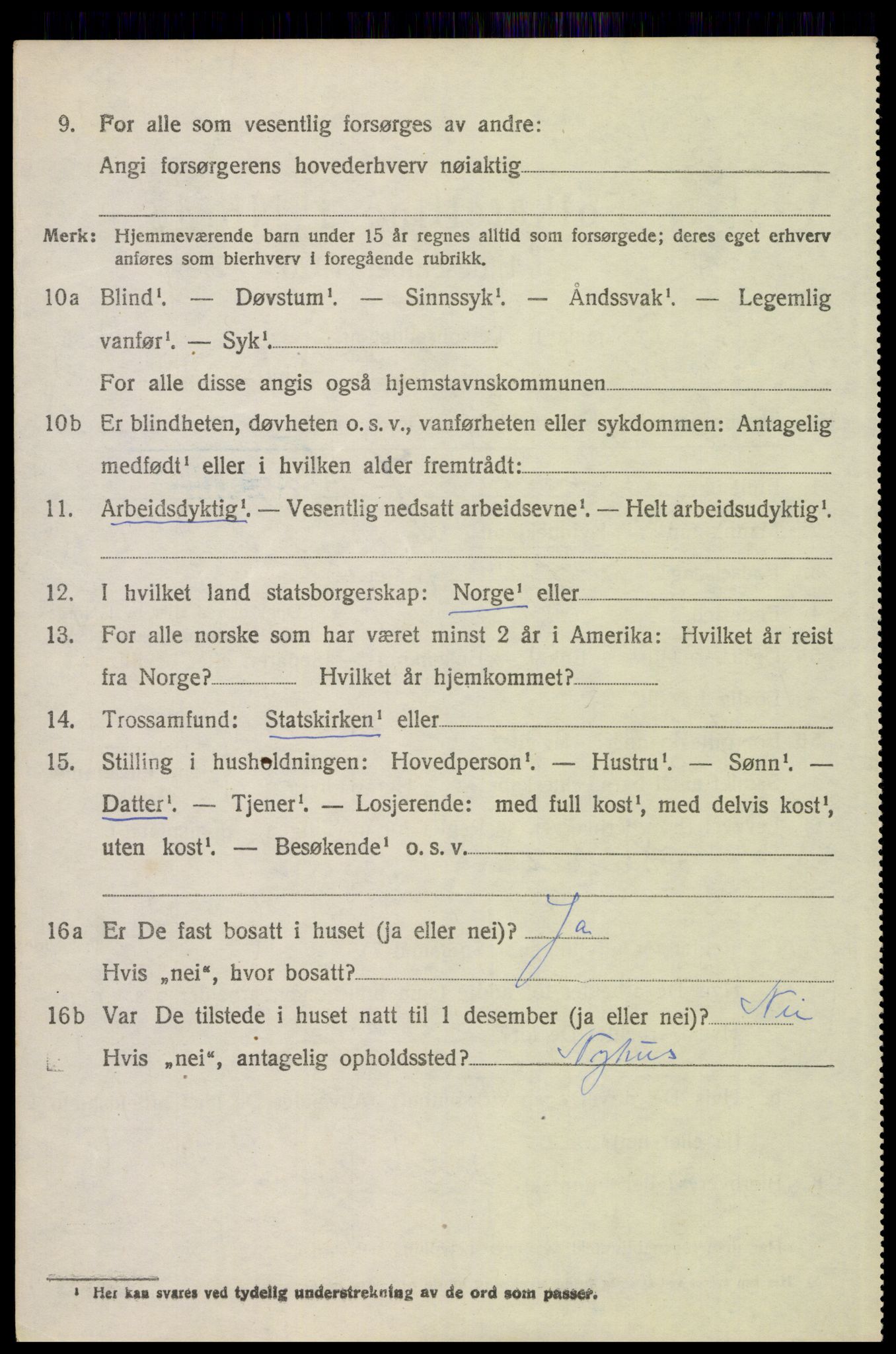 SAH, Folketelling 1920 for 0428 Trysil herred, 1920, s. 3474
