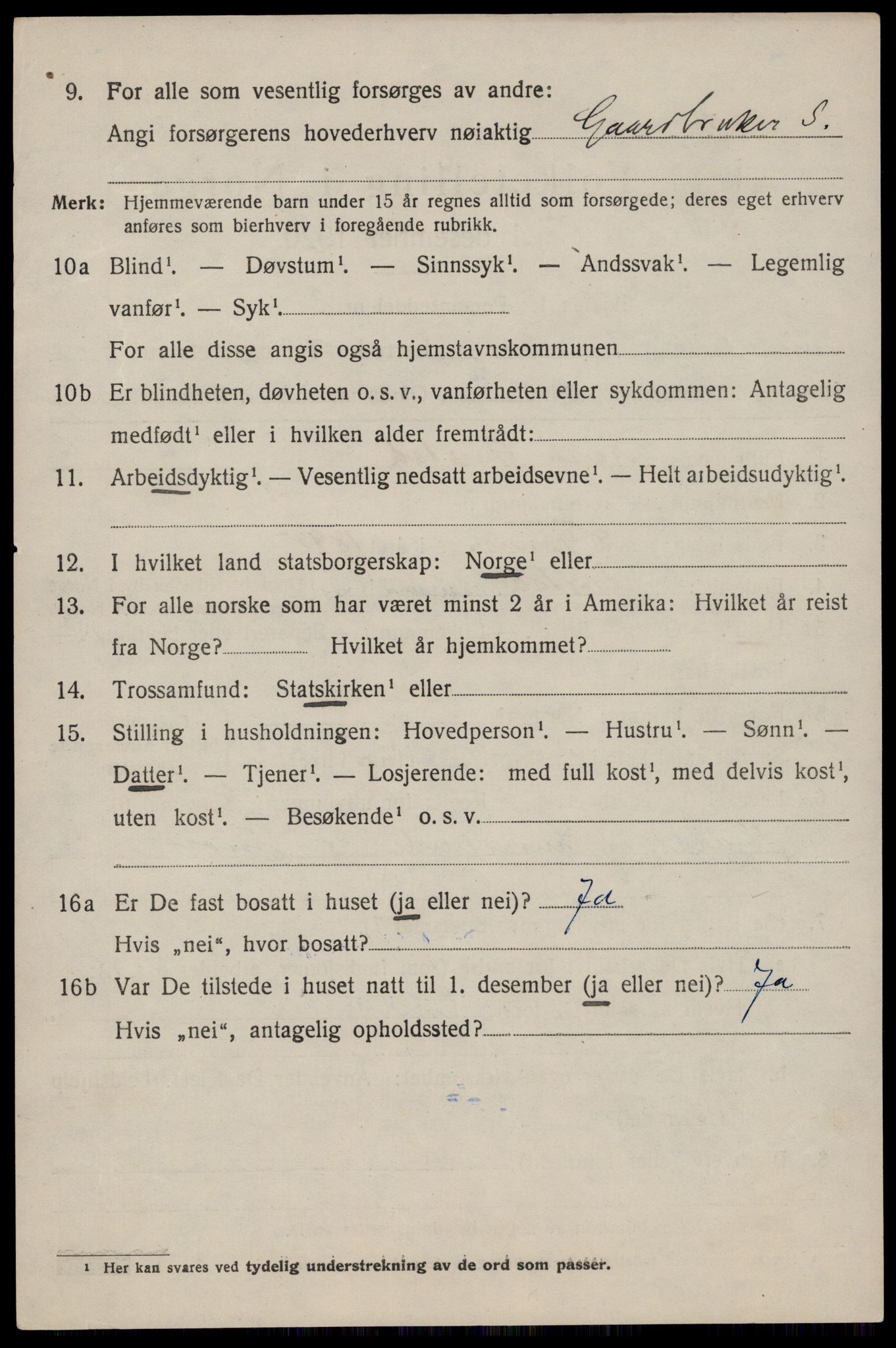 SAST, Folketelling 1920 for 1116 Eigersund herred, 1920, s. 2898