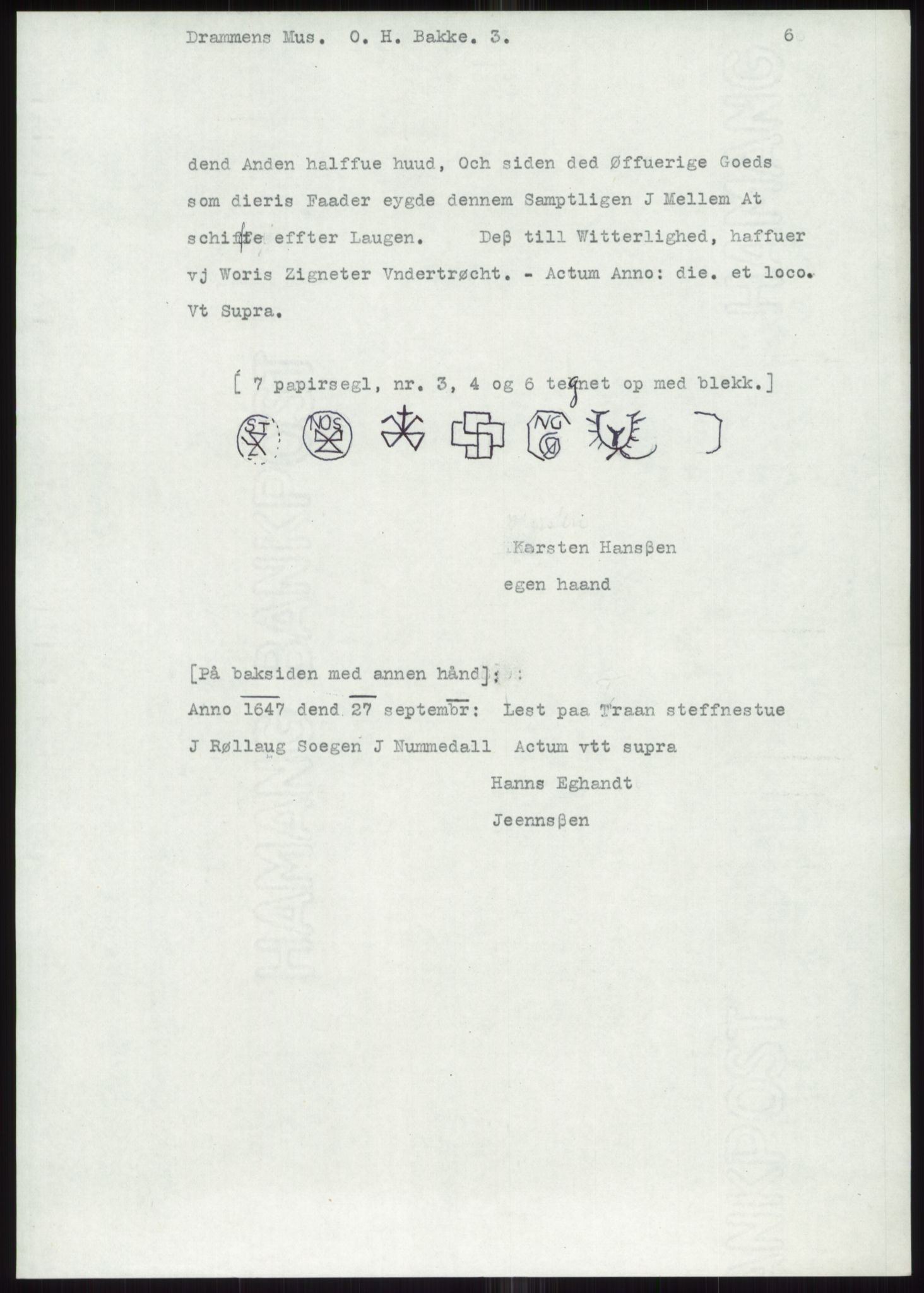 Samlinger til kildeutgivelse, Diplomavskriftsamlingen, AV/RA-EA-4053/H/Ha, s. 1426