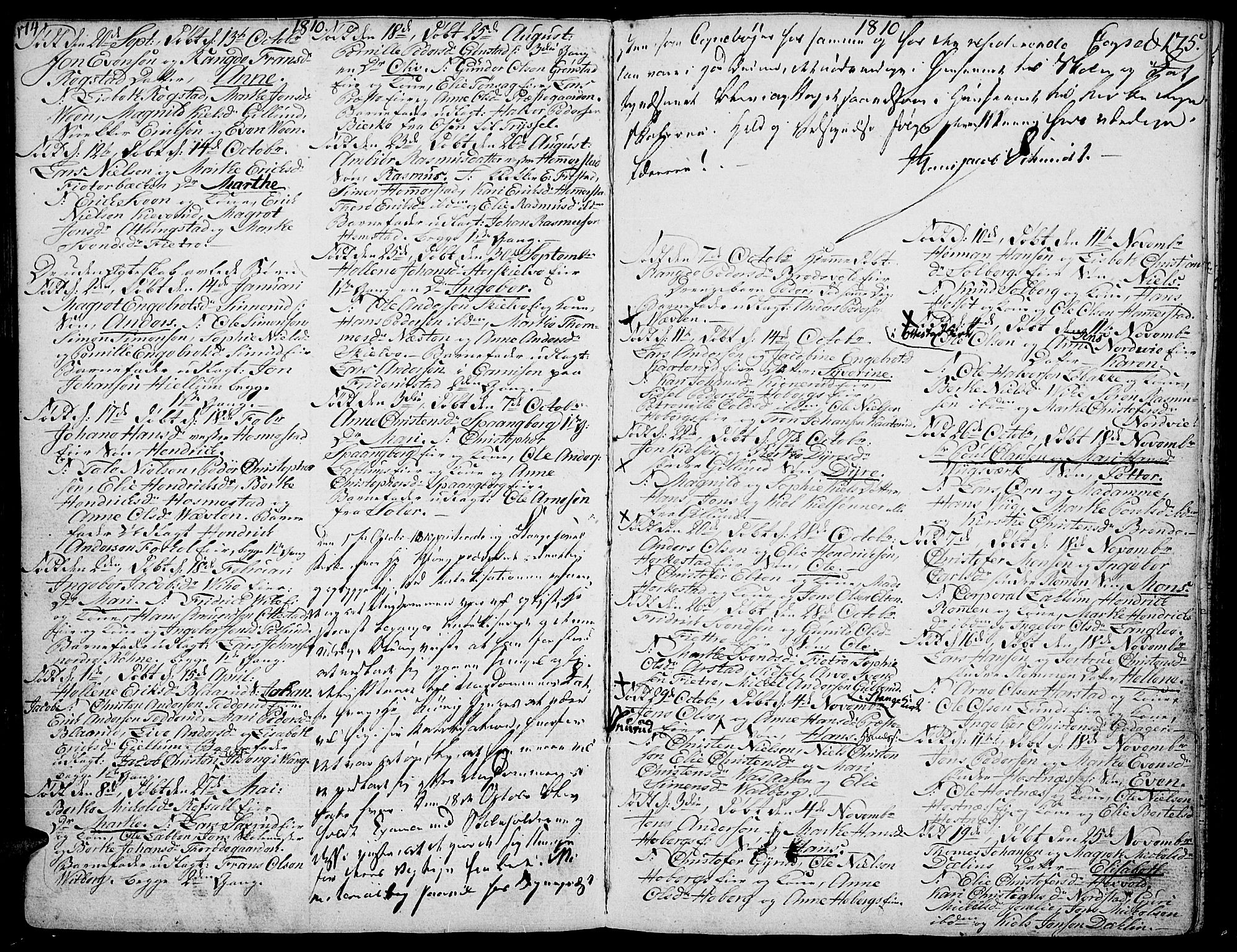 Stange prestekontor, AV/SAH-PREST-002/K/L0007: Ministerialbok nr. 7, 1788-1813, s. 174-175