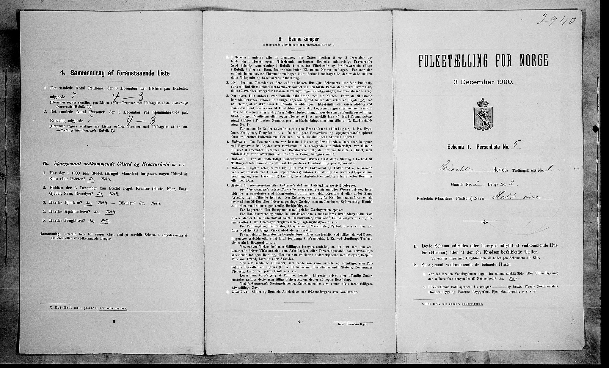 SAH, Folketelling 1900 for 0513 Skjåk herred, 1900, s. 46