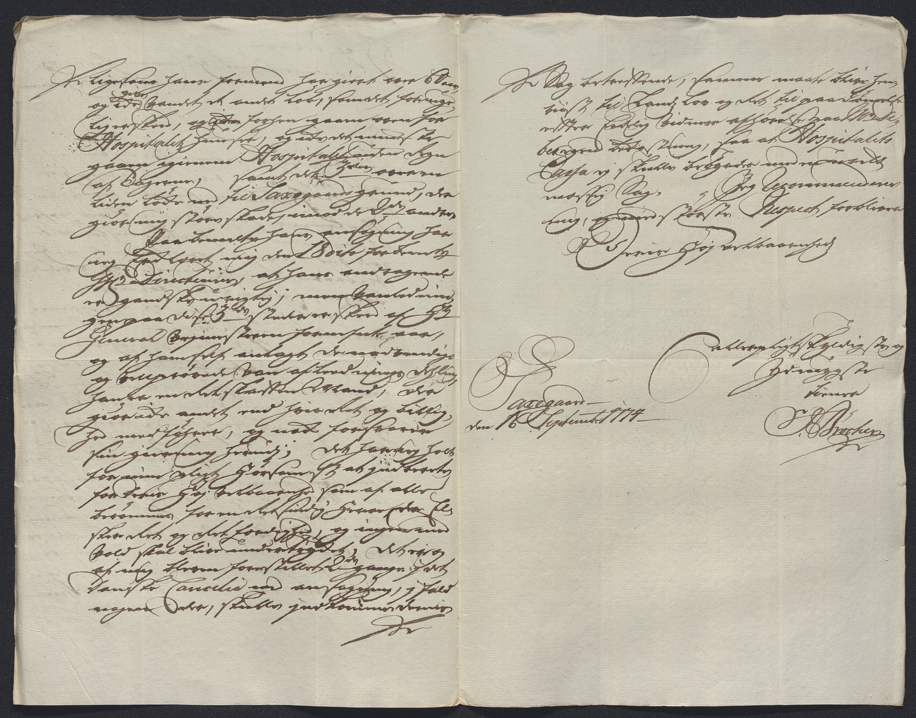 Oslo stiftsdireksjon, AV/SAO-A-11085/K/Kb/L0002/0009: Oslo Hospital / Vann fra Ekeberg og vannledning, 1774, s. 6