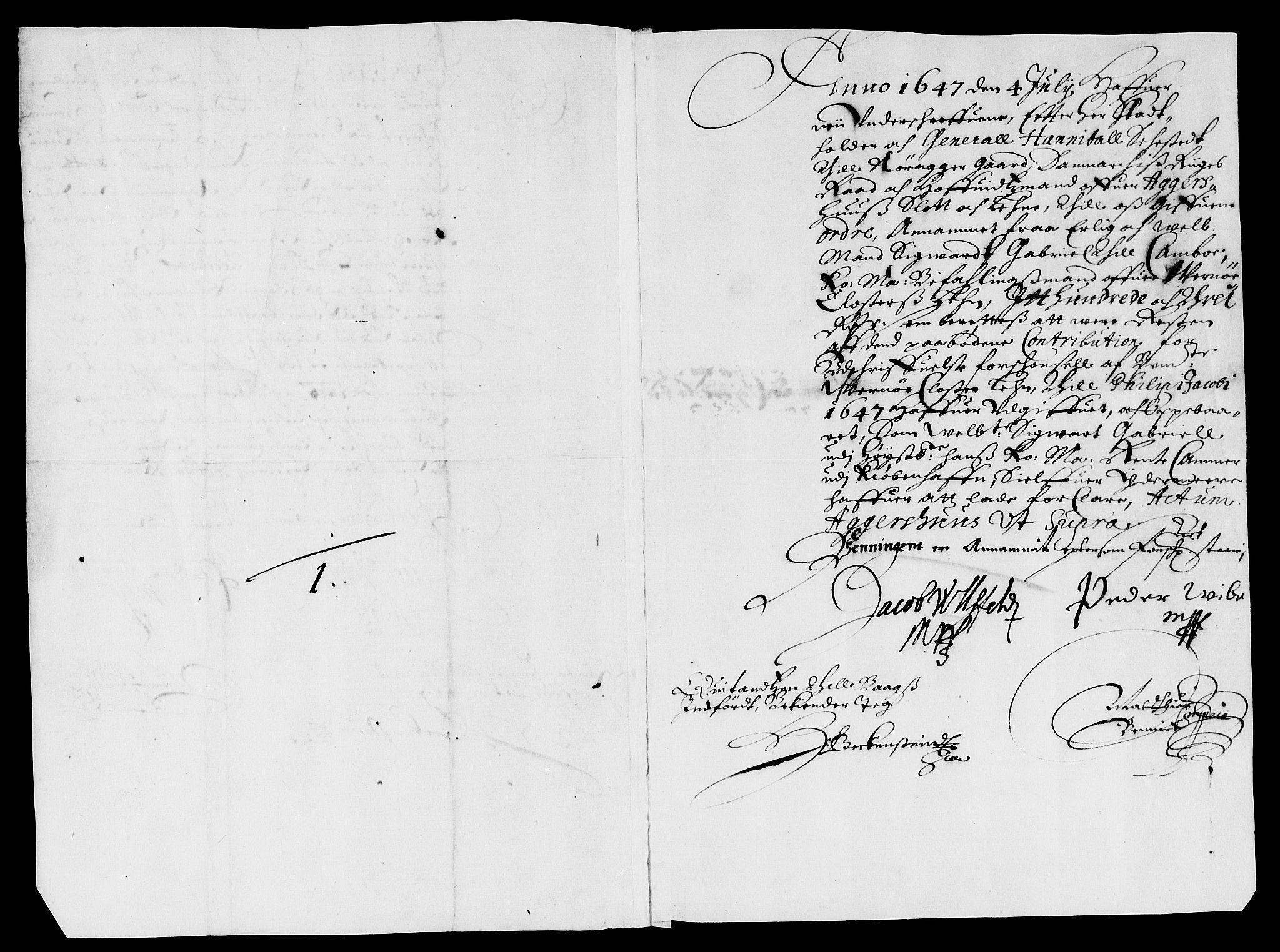 Rentekammeret inntil 1814, Reviderte regnskaper, Lensregnskaper, AV/RA-EA-5023/R/Rb/Rbg/L0007: Verne kloster len, 1623-1647