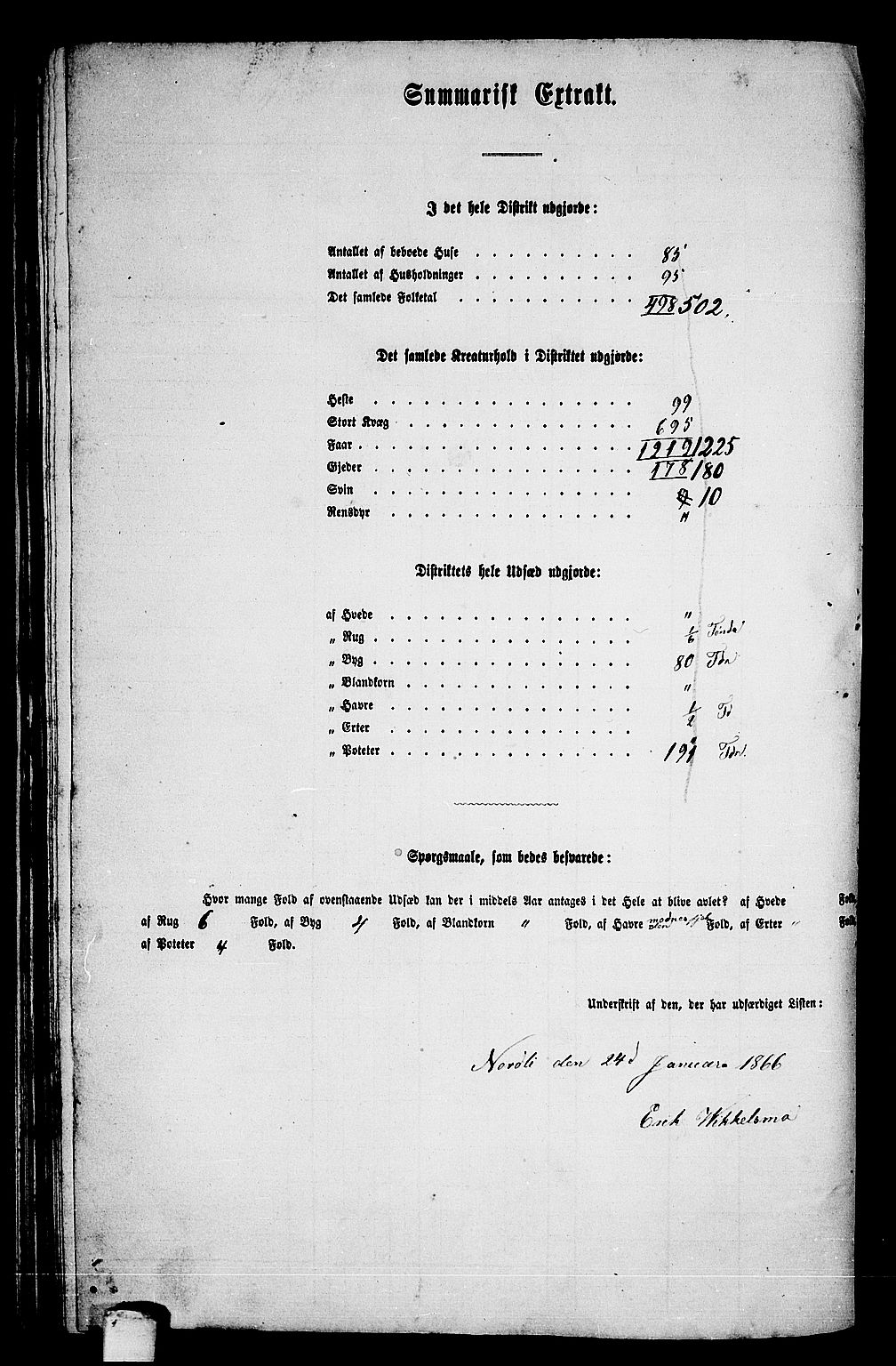 RA, Folketelling 1865 for 1736P Snåsa prestegjeld, 1865, s. 110