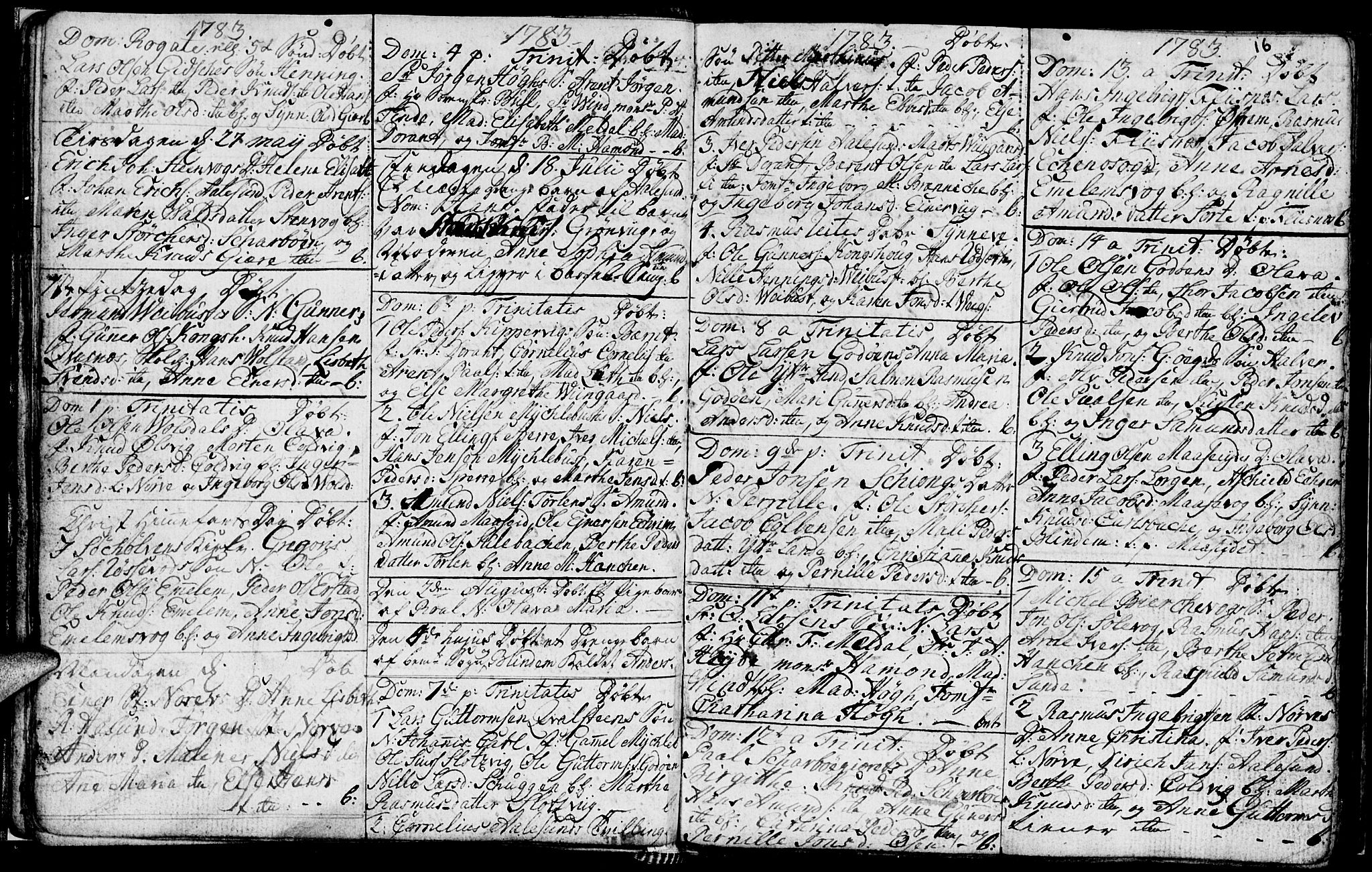 Ministerialprotokoller, klokkerbøker og fødselsregistre - Møre og Romsdal, AV/SAT-A-1454/528/L0420: Klokkerbok nr. 528C01, 1764-1784, s. 16