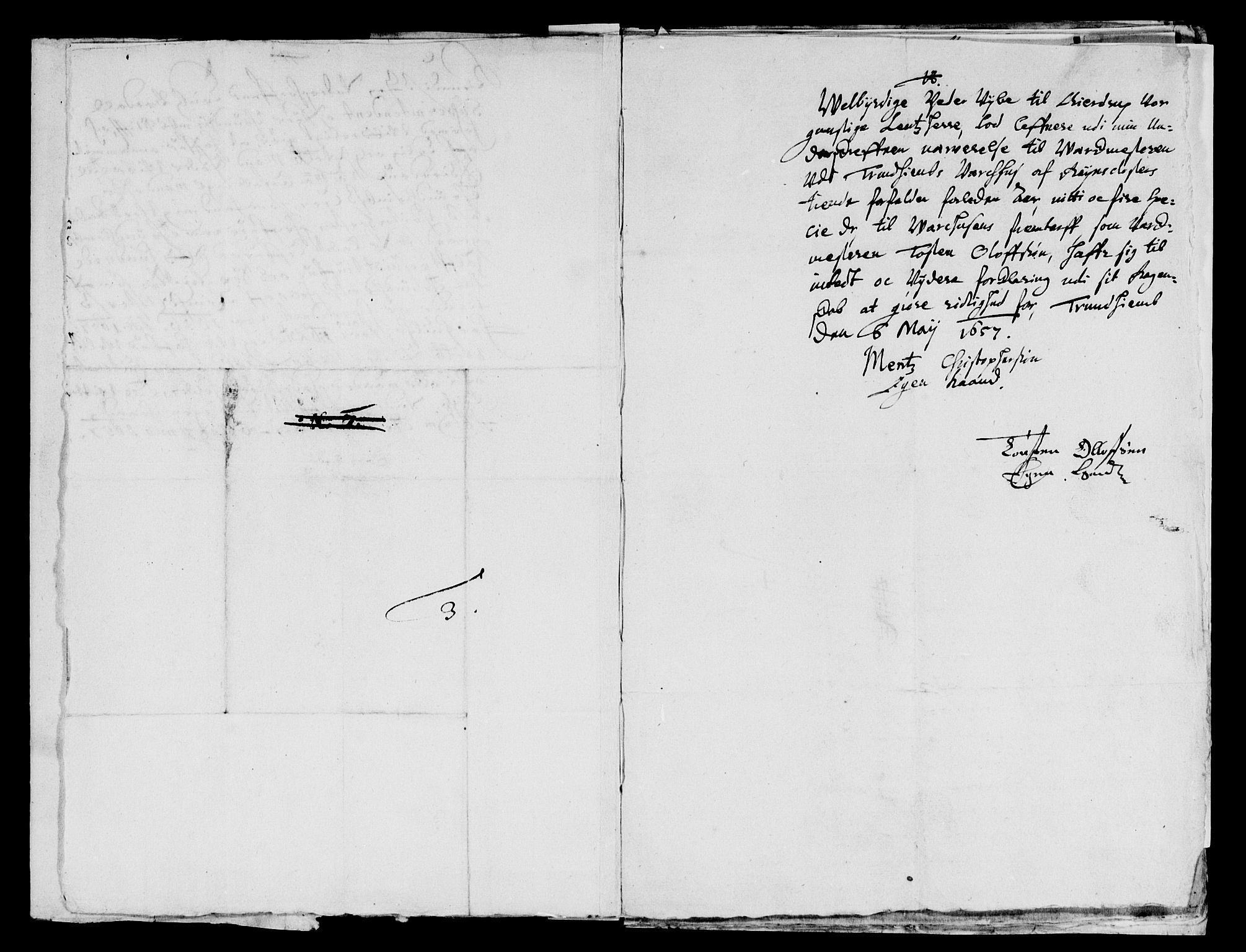 Rentekammeret inntil 1814, Reviderte regnskaper, Lensregnskaper, AV/RA-EA-5023/R/Rb/Rbw/L0126: Trondheim len, 1656-1657