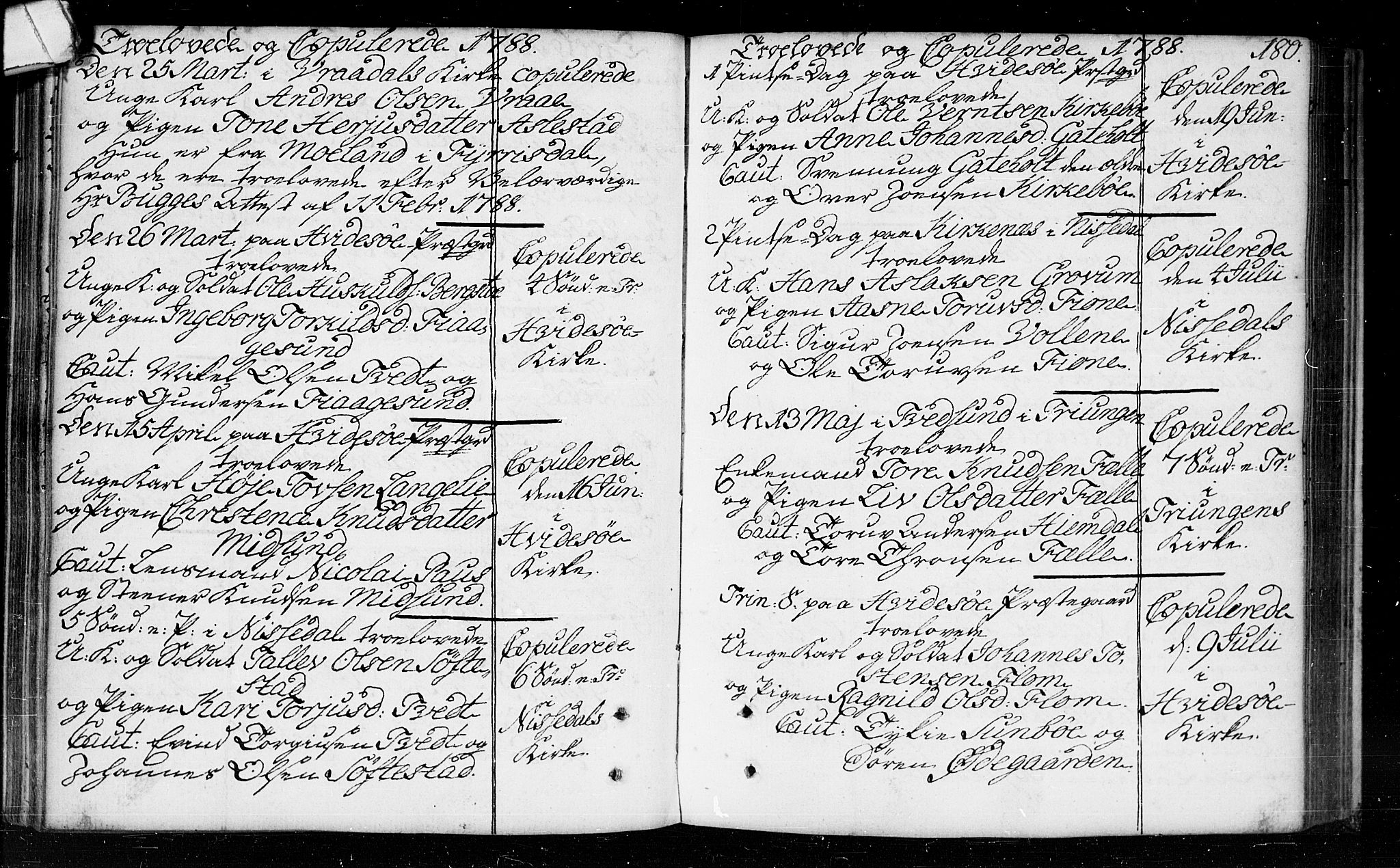 Kviteseid kirkebøker, SAKO/A-276/F/Fa/L0003: Ministerialbok nr. I 3, 1787-1799, s. 180