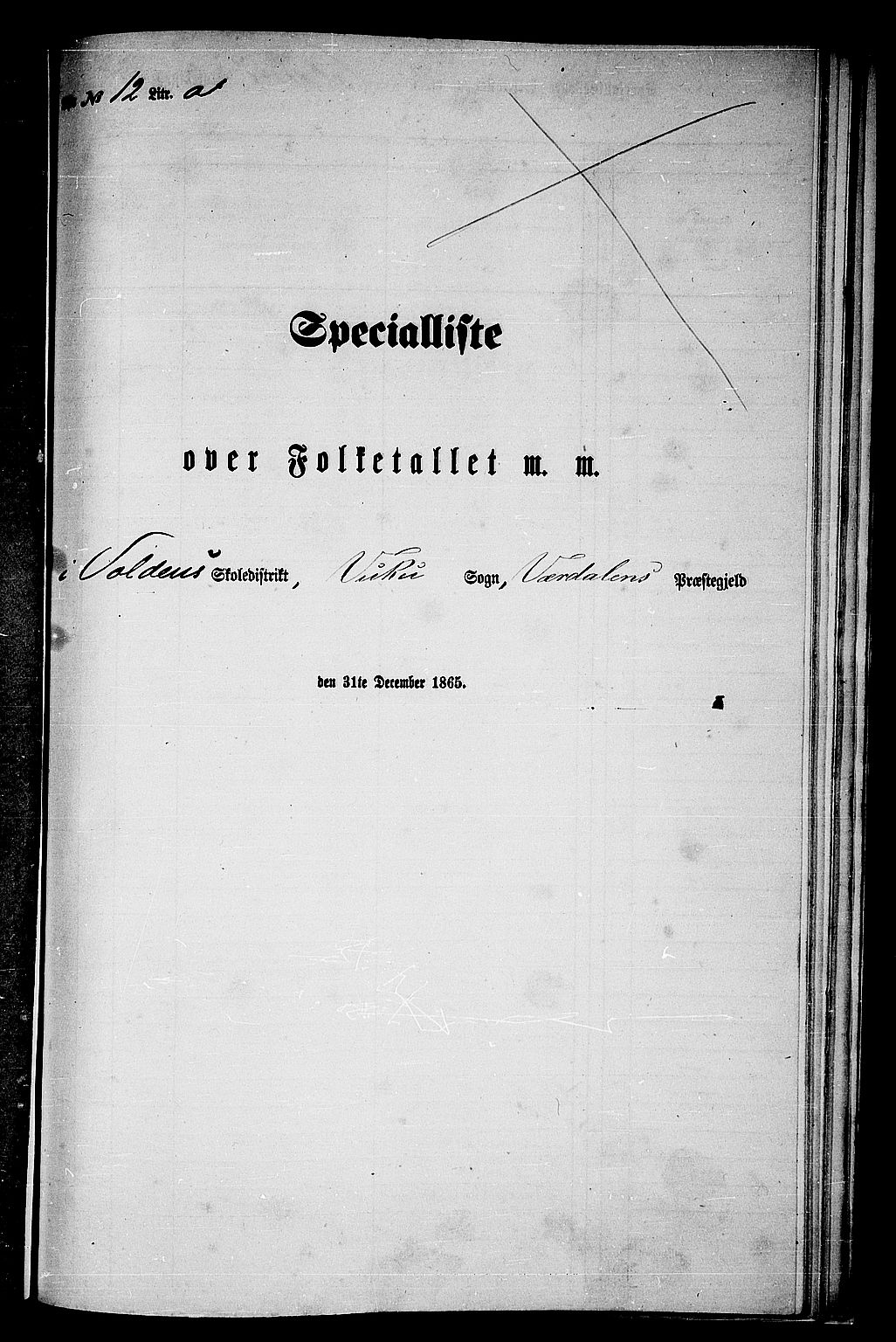 RA, Folketelling 1865 for 1721P Verdal prestegjeld, 1865, s. 237