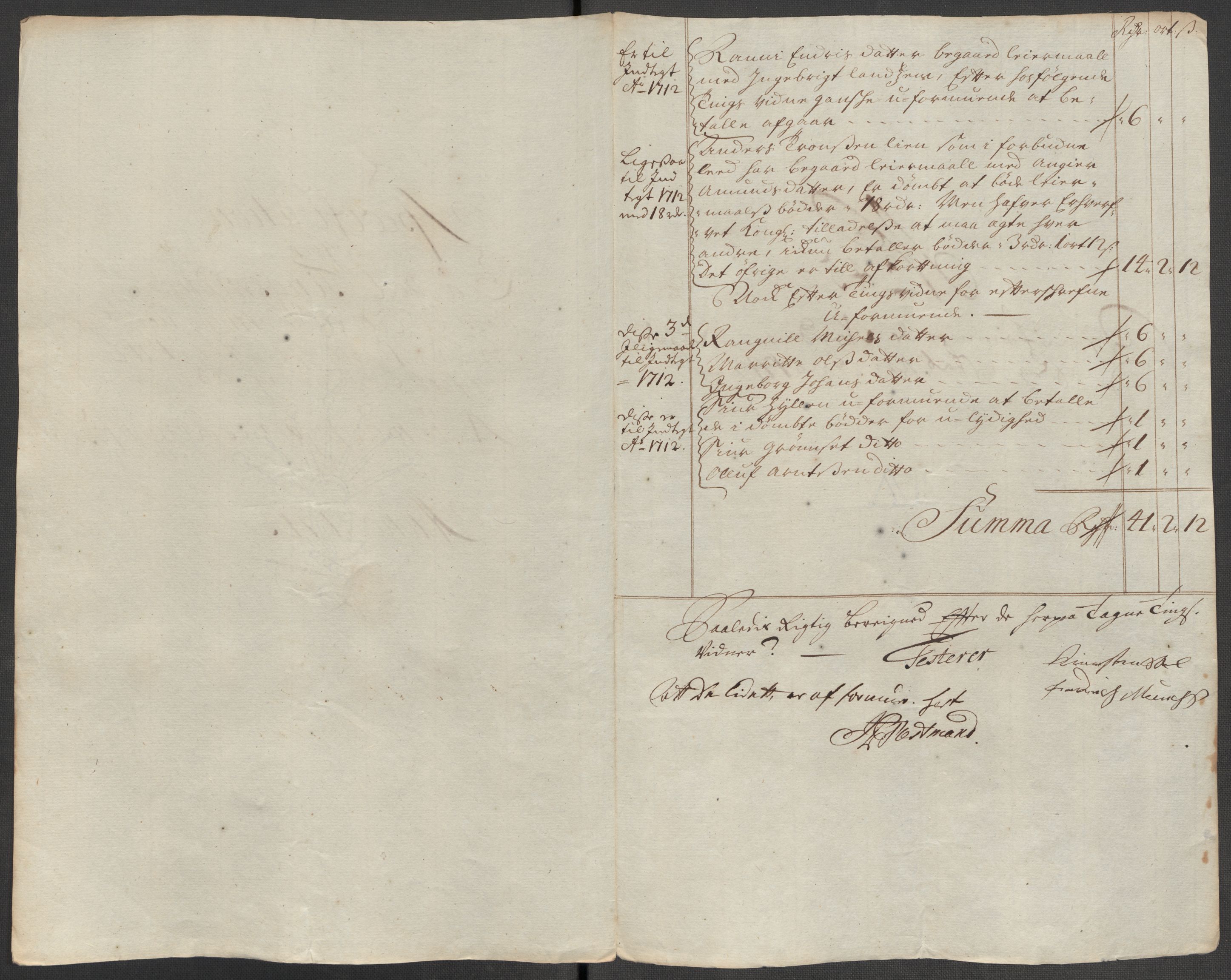 Rentekammeret inntil 1814, Reviderte regnskaper, Fogderegnskap, AV/RA-EA-4092/R56/L3747: Fogderegnskap Nordmøre, 1713, s. 240