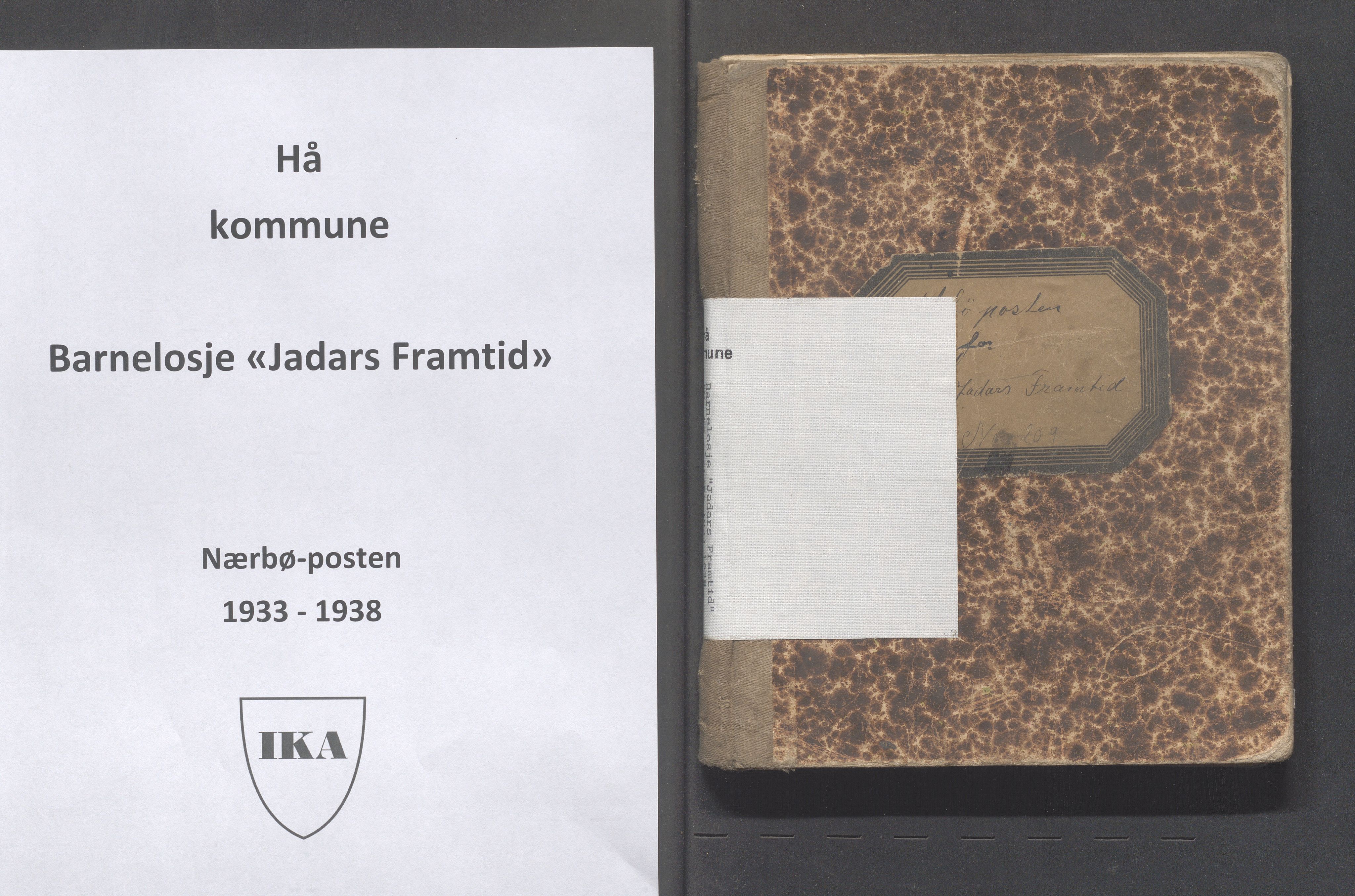 Hå kommune - PA 013 Barnelosje "Jadars Framtid" nr. 209, IKAR/K-102220/F/L0003: Nærbøposten, 1933-1938, s. 1