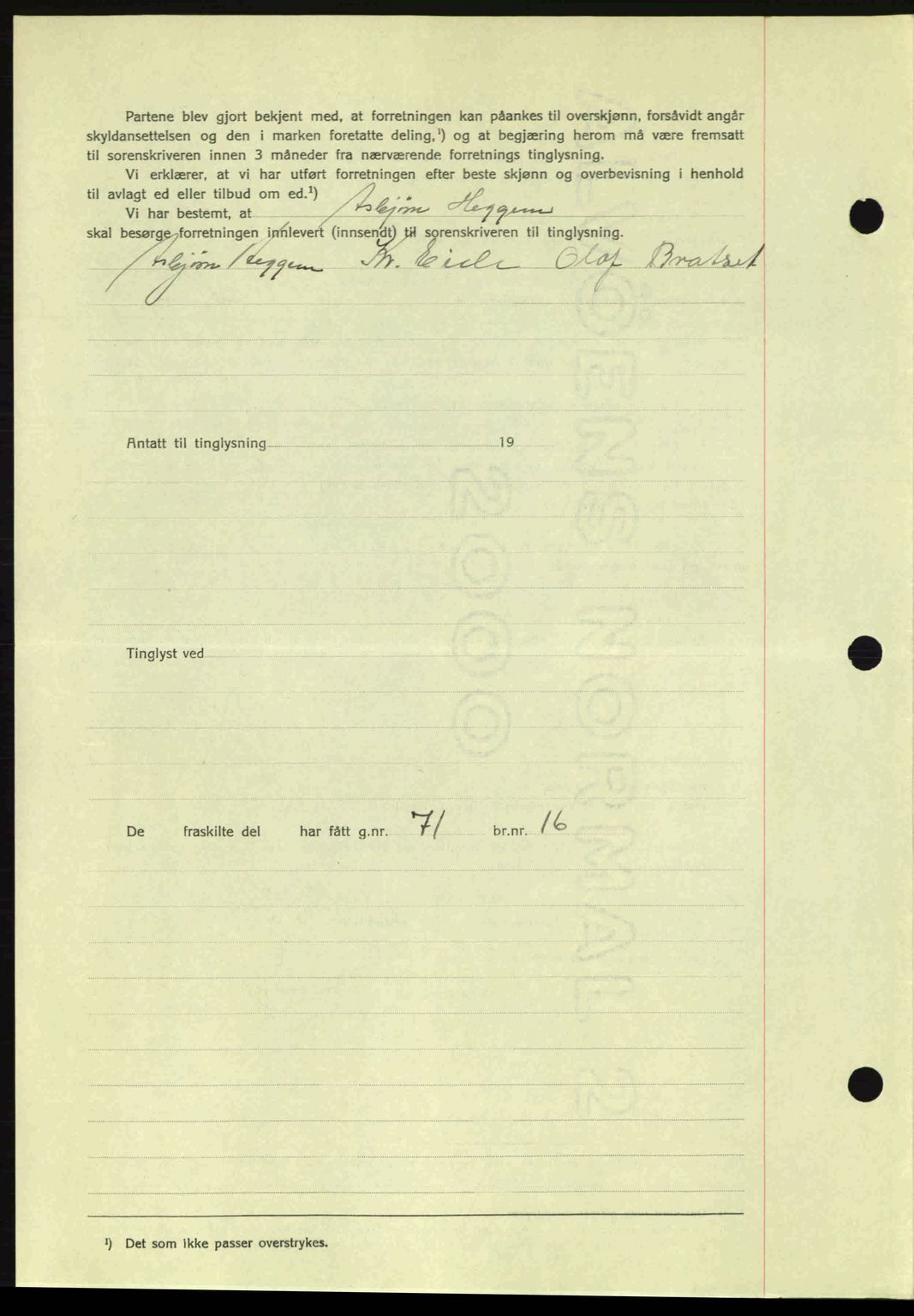 Romsdal sorenskriveri, SAT/A-4149/1/2/2C: Pantebok nr. A3, 1937-1937, Dagboknr: 1012/1937