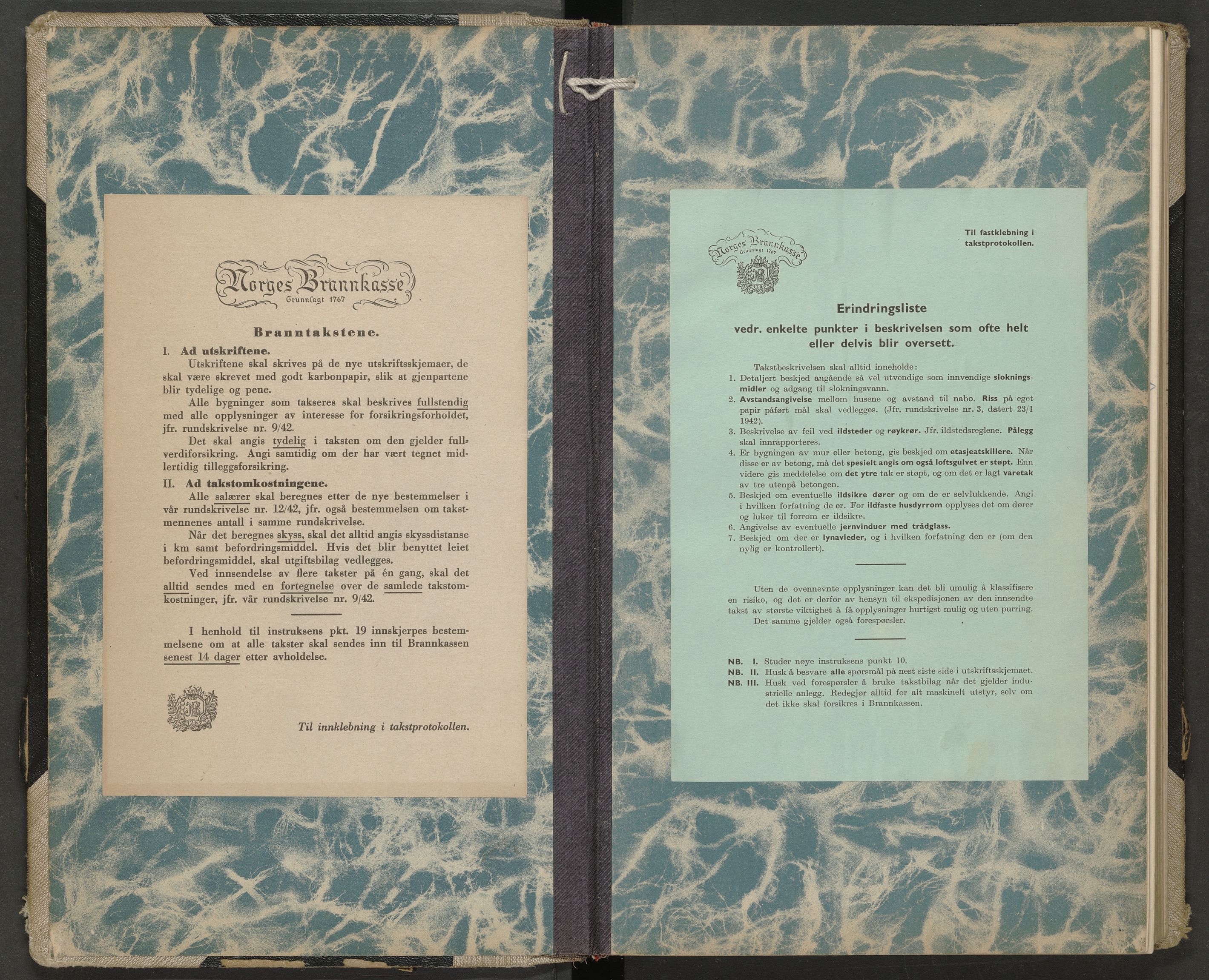 Hof lensmannskontor, SAKO/A-537/Y/Yd/Yda/L0004: Branntakstprotokoll, 1948-1960