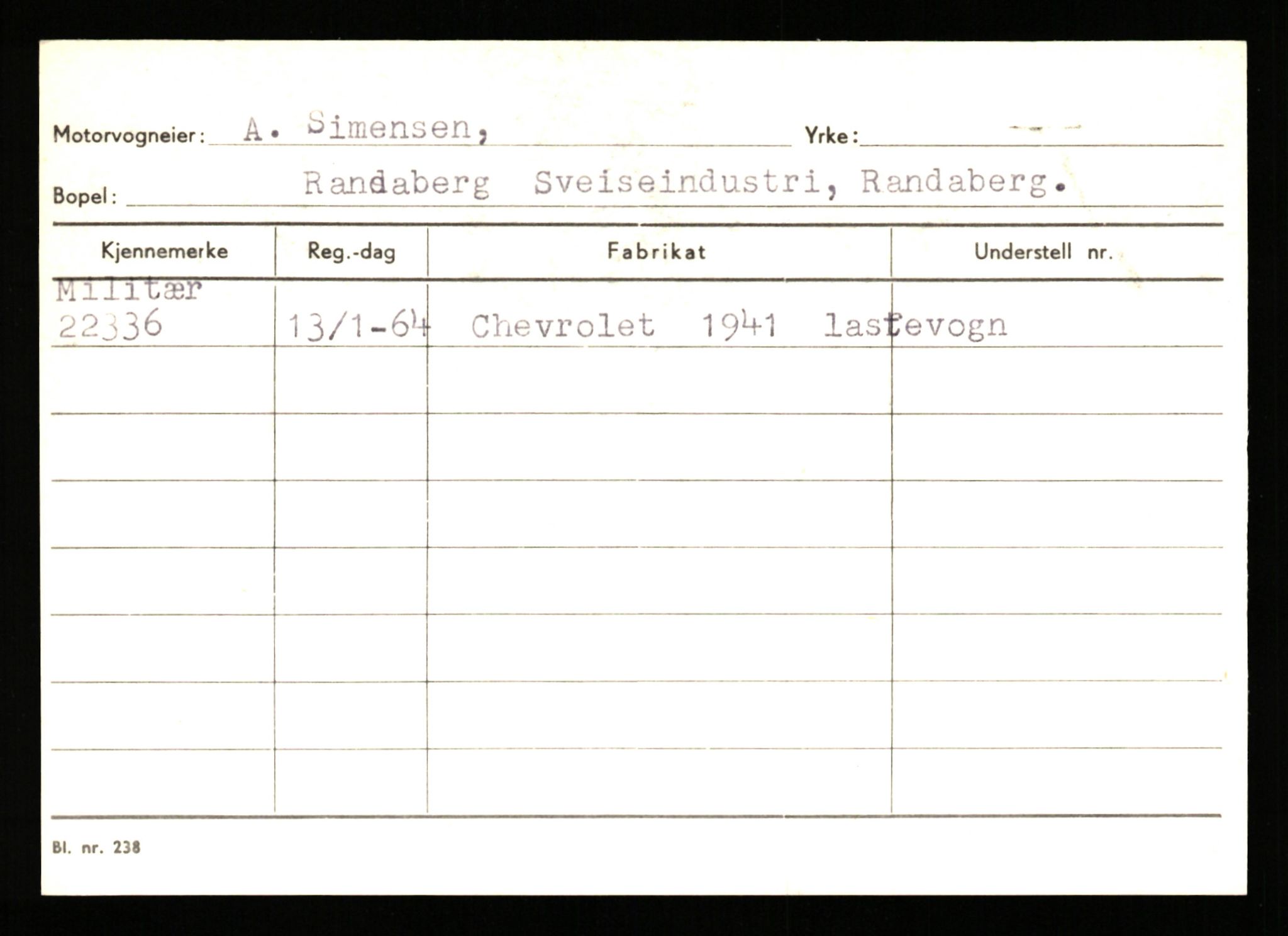 Stavanger trafikkstasjon, AV/SAST-A-101942/0/G/L0004: Registreringsnummer: 15497 - 22957, 1930-1971, s. 2963