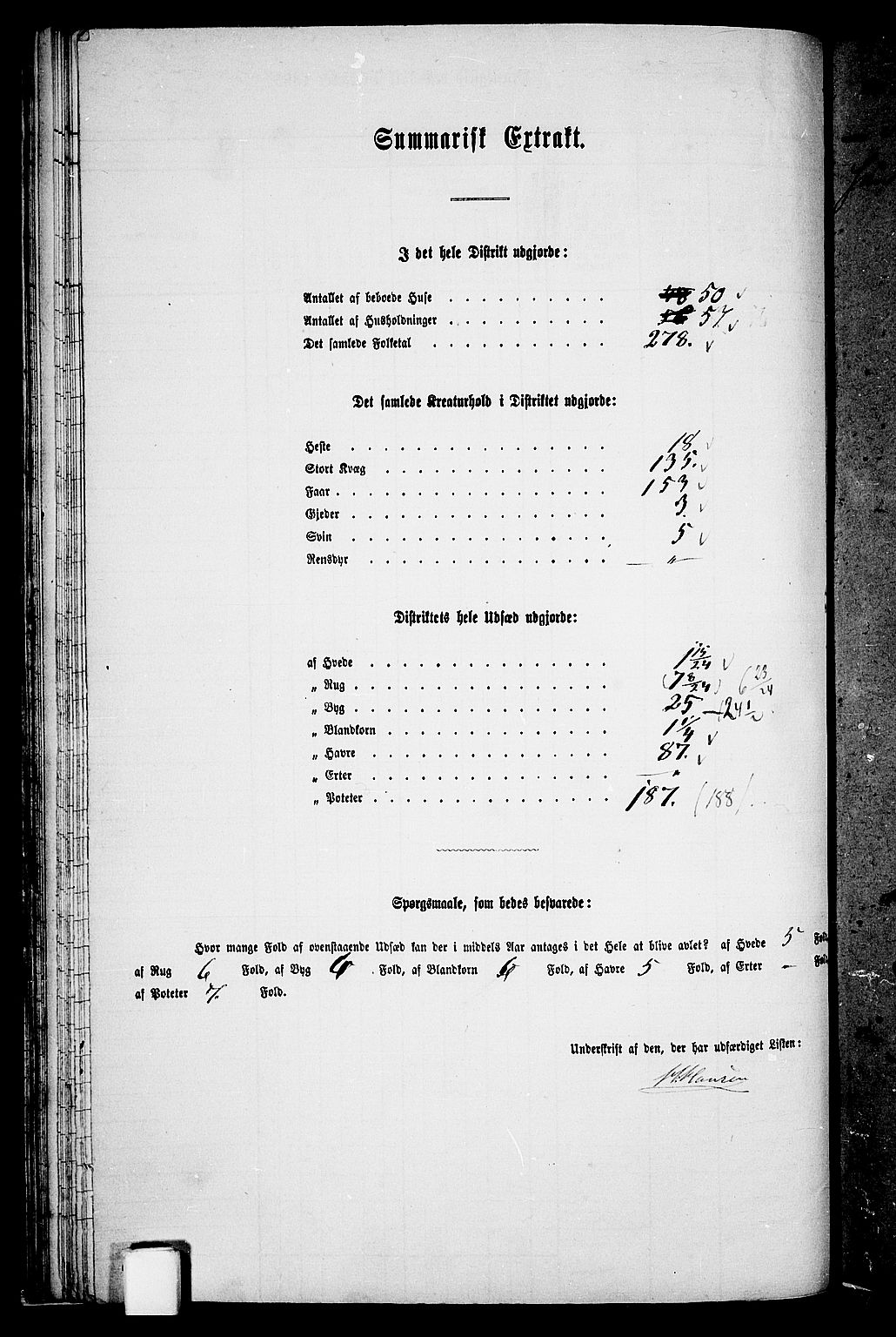 RA, Folketelling 1865 for 1037P Kvinesdal prestegjeld, 1865, s. 55