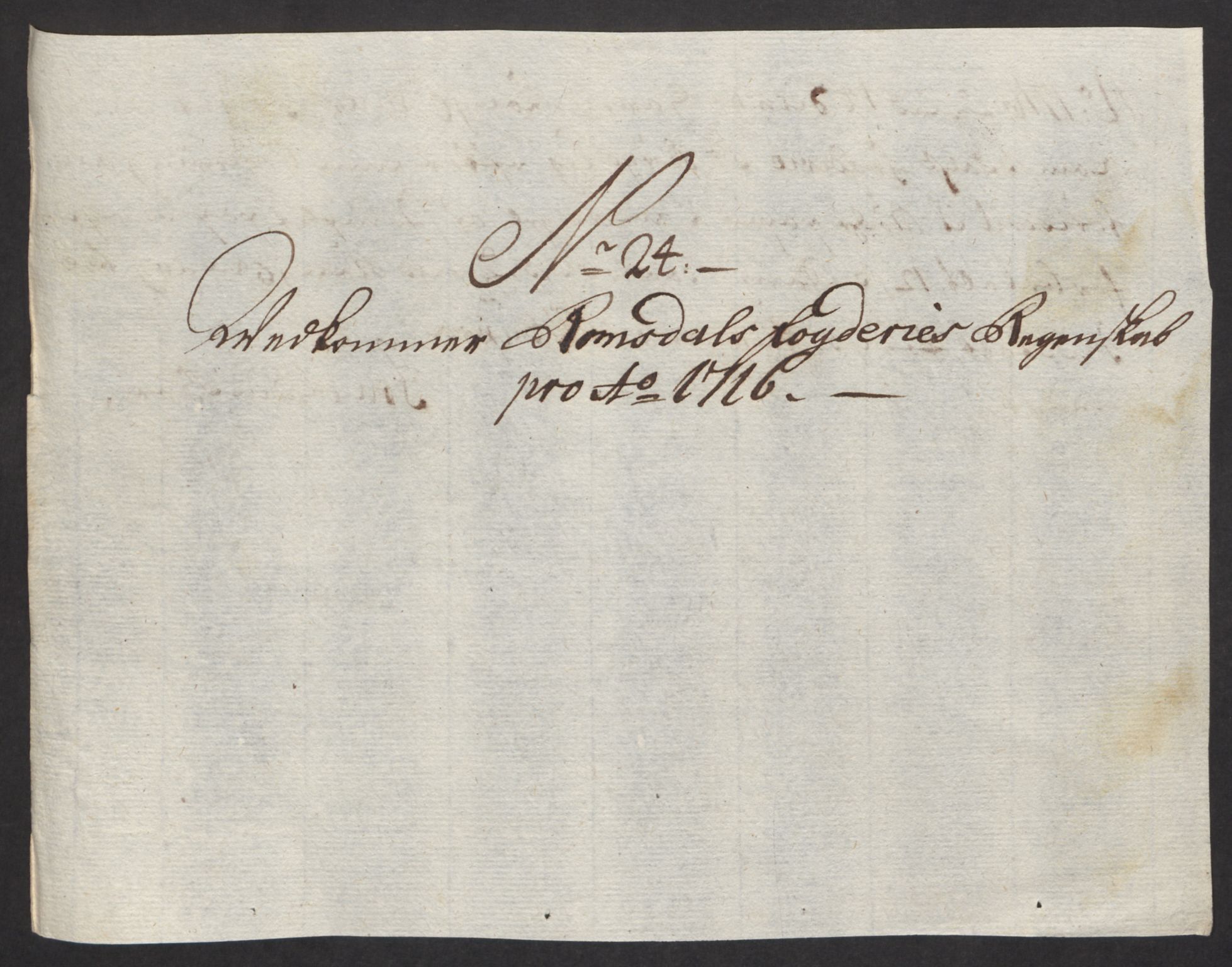 Rentekammeret inntil 1814, Reviderte regnskaper, Fogderegnskap, AV/RA-EA-4092/R55/L3663: Fogderegnskap Romsdal, 1715-1716, s. 430