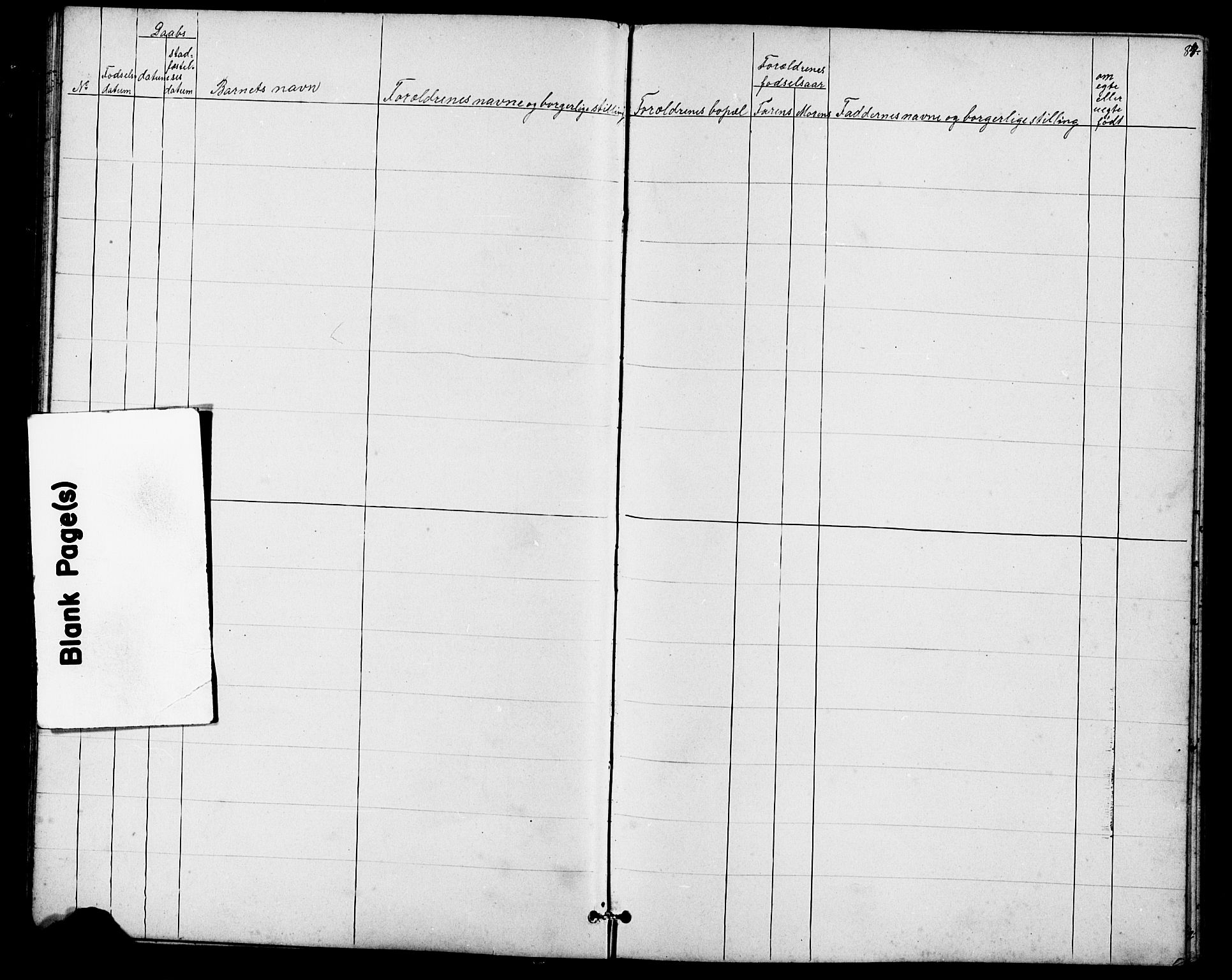 Skjold sokneprestkontor, AV/SAST-A-101847/H/Ha/Hab/L0006: Klokkerbok nr. B 6, 1881-1913, s. 84