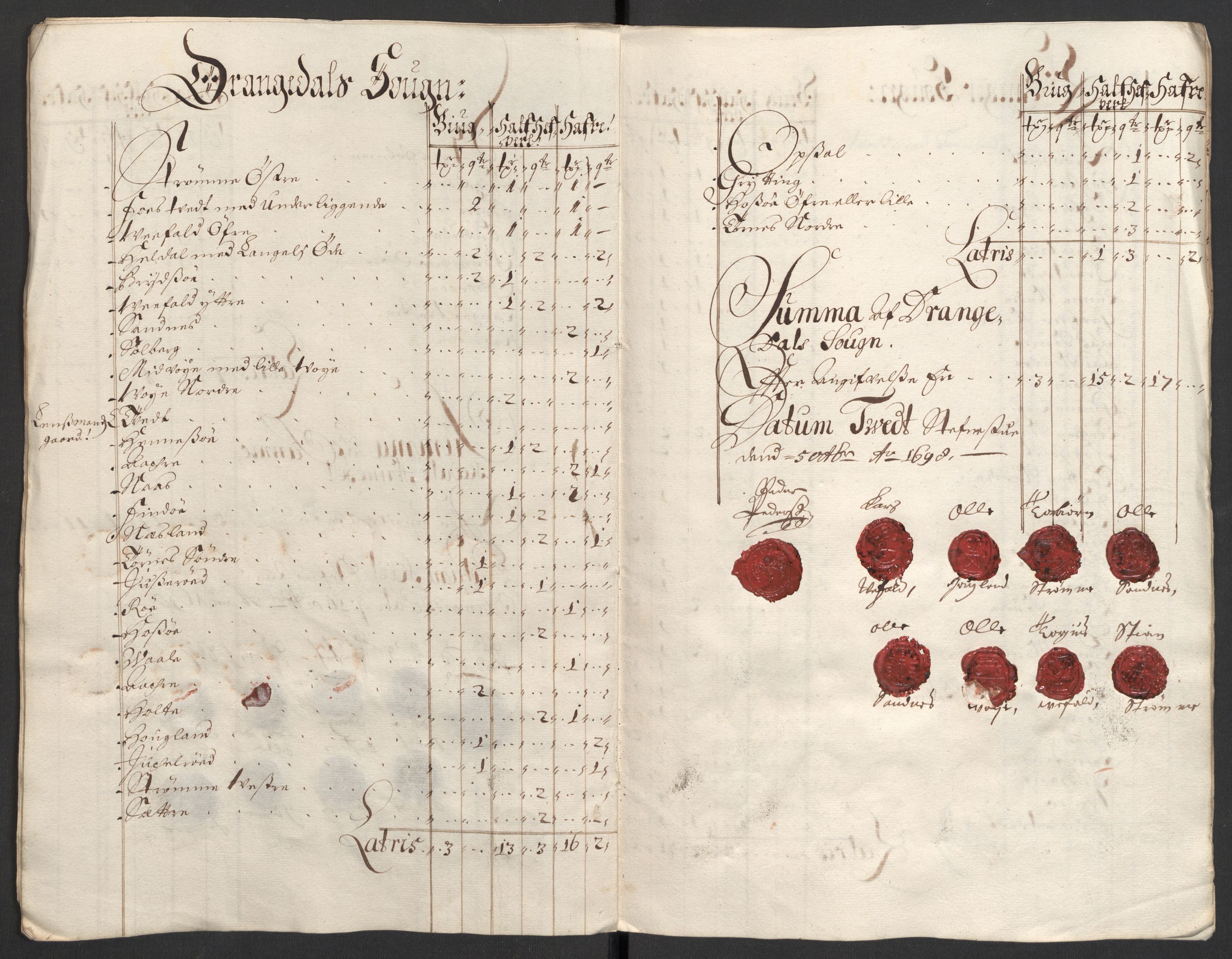 Rentekammeret inntil 1814, Reviderte regnskaper, Fogderegnskap, AV/RA-EA-4092/R36/L2099: Fogderegnskap Øvre og Nedre Telemark og Bamble, 1698, s. 36