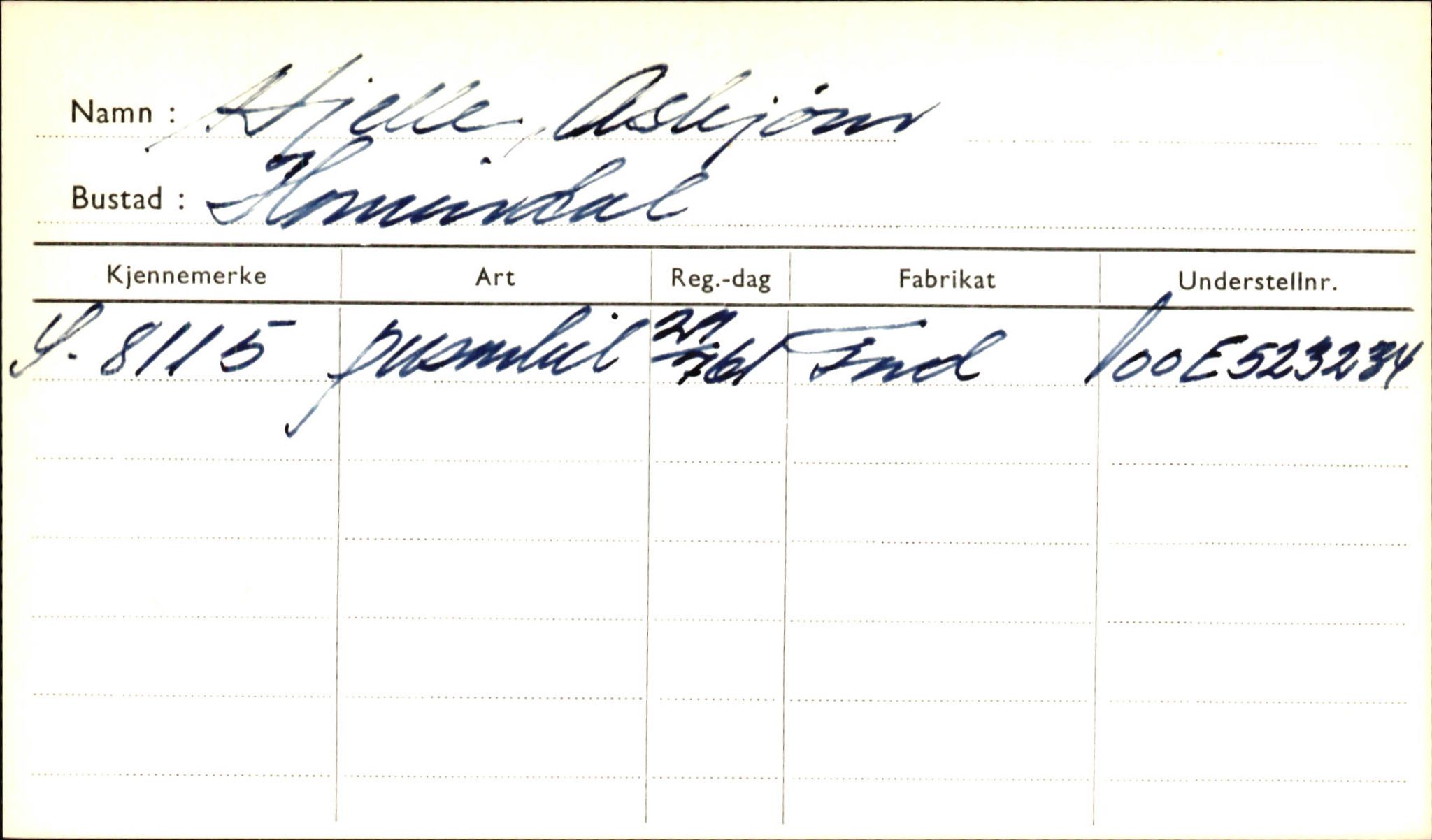 Statens vegvesen, Sogn og Fjordane vegkontor, AV/SAB-A-5301/4/F/L0001A: Eigarregister Fjordane til 1.6.1961, 1930-1961, s. 457