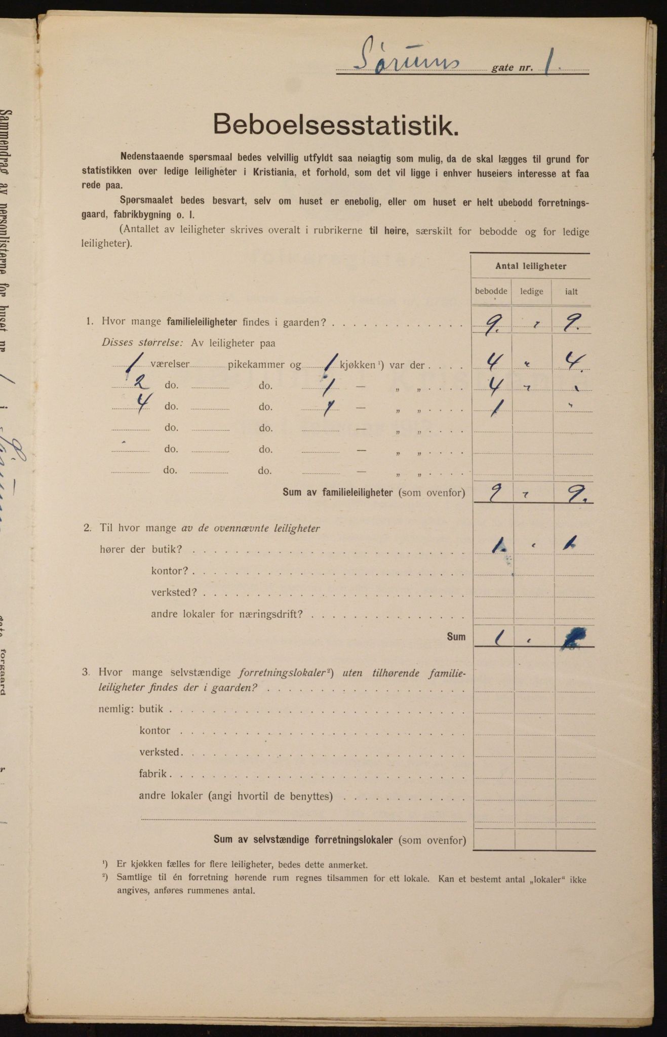 OBA, Kommunal folketelling 1.2.1912 for Kristiania, 1912, s. 106946