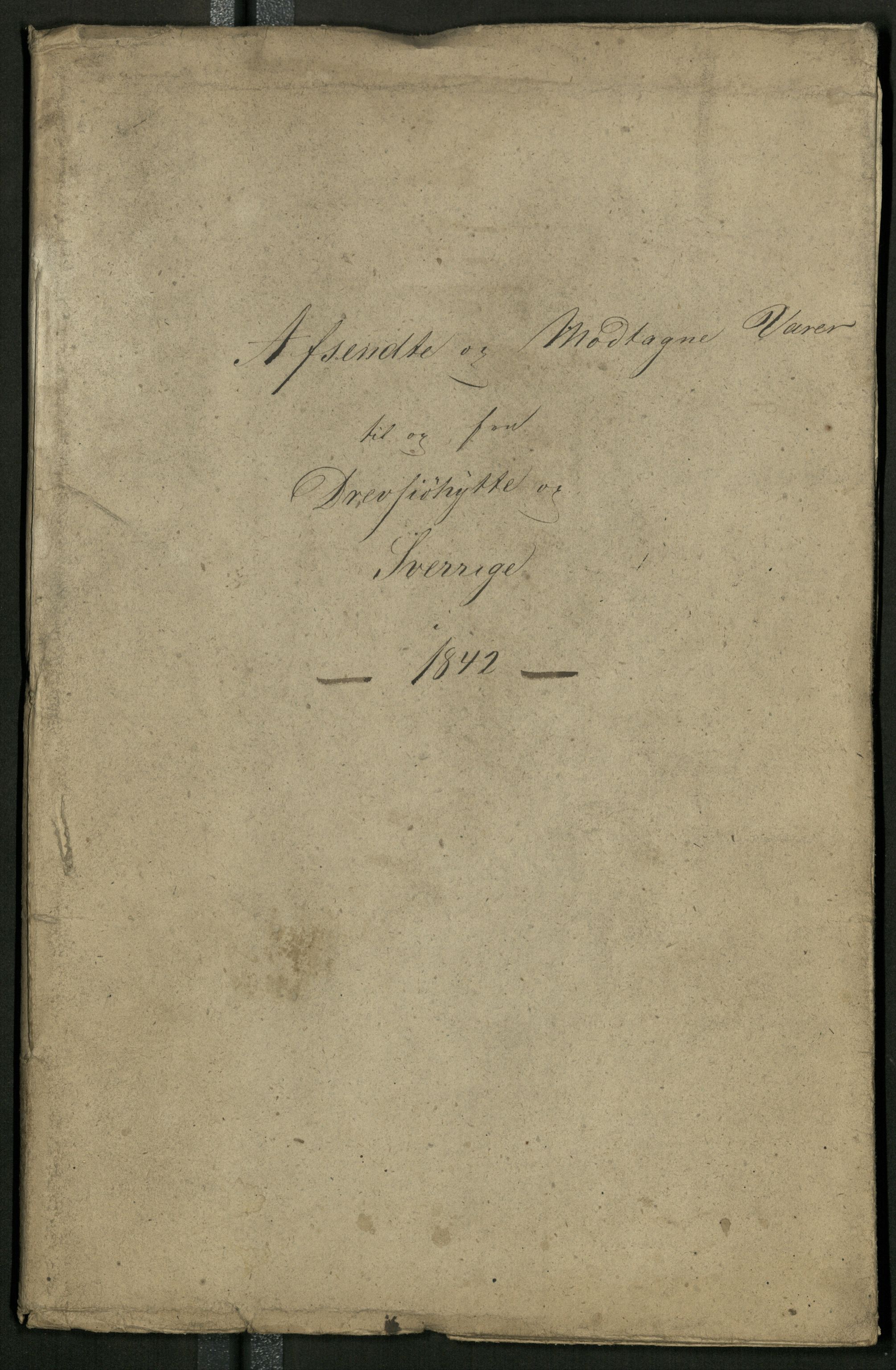 Handelshuset Engzelius, MIST/RMU-A-072/01/R/Rc/Rcb/Rcbb/L0024: Afsendte og mottagne varer til og fra Drevsjø hytte og Sverige, 1842, s. 2