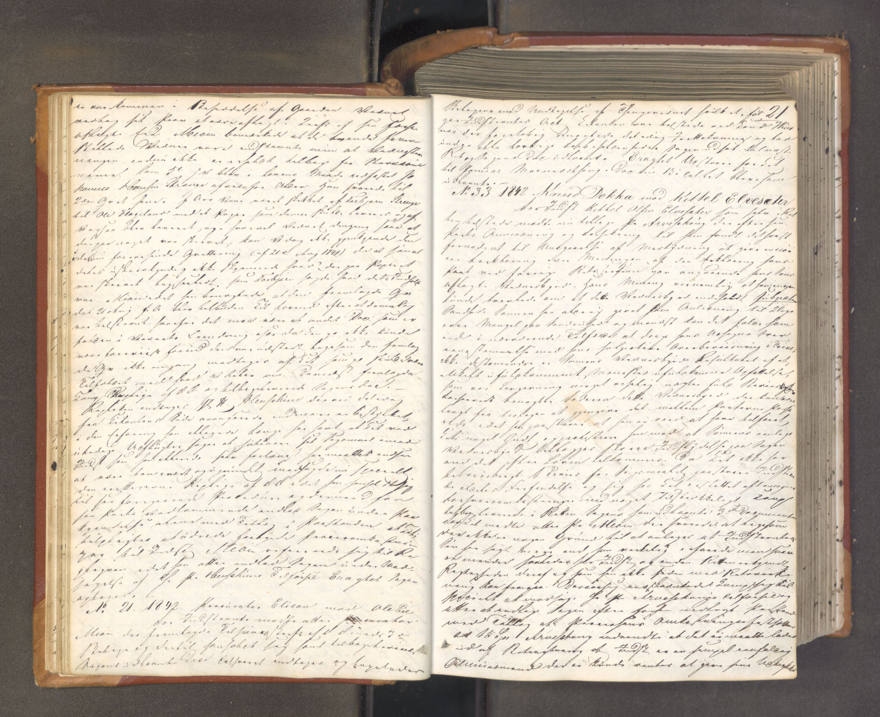 Numedal og Sandsvær sorenskriveri, AV/SAKO-A-128/F/Fa/Faa/L0104: Tingbok for Sandsvær, 1842-1849
