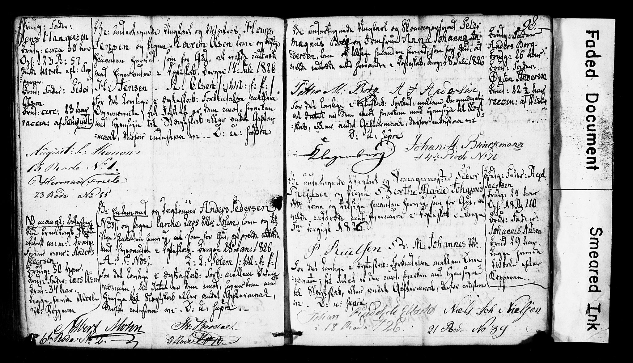 Domkirken sokneprestembete, SAB/A-74801: Forlovererklæringer nr. II.5.2, 1820-1832, s. 98