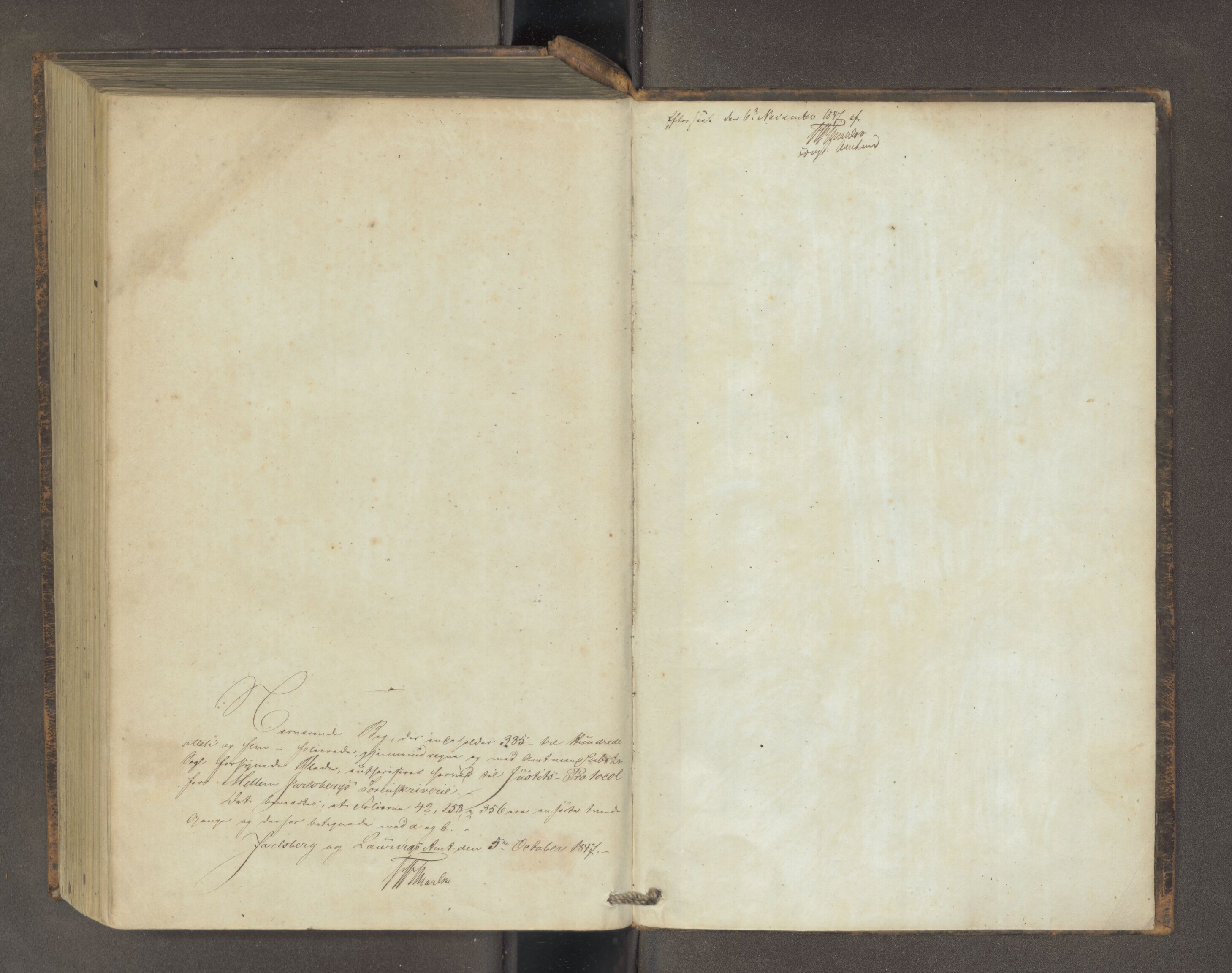 Mellom Jarlsberg sorenskriveri, AV/SAKO-A-132/F/Fa/Faa/L0001: Tingbok, 1847-1854