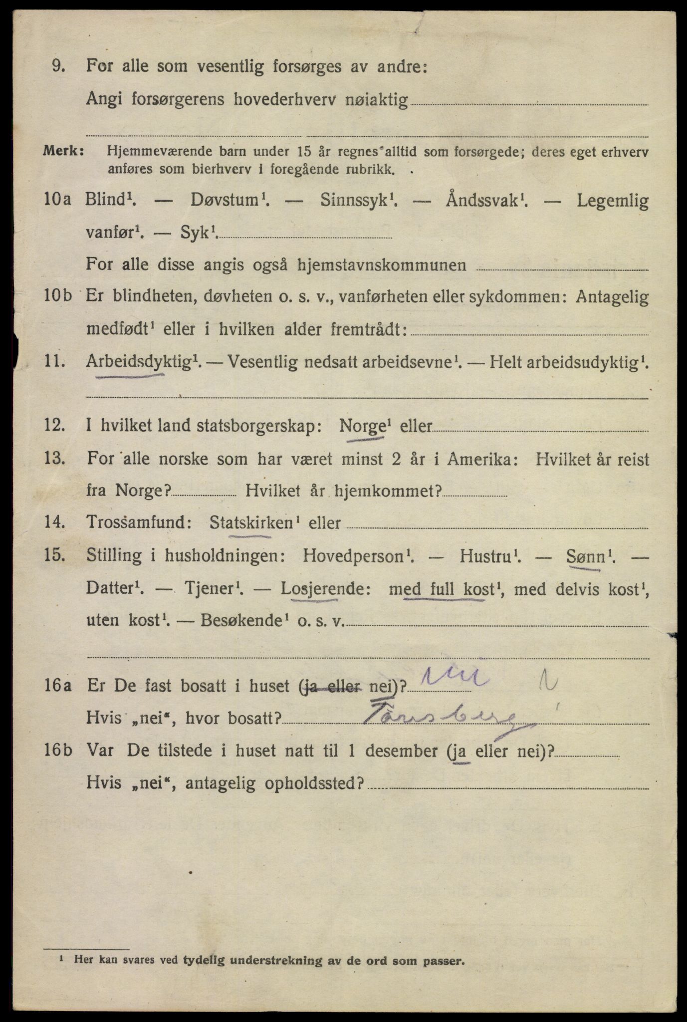 SAO, Folketelling 1920 for 0301 Kristiania kjøpstad, 1920, s. 657922