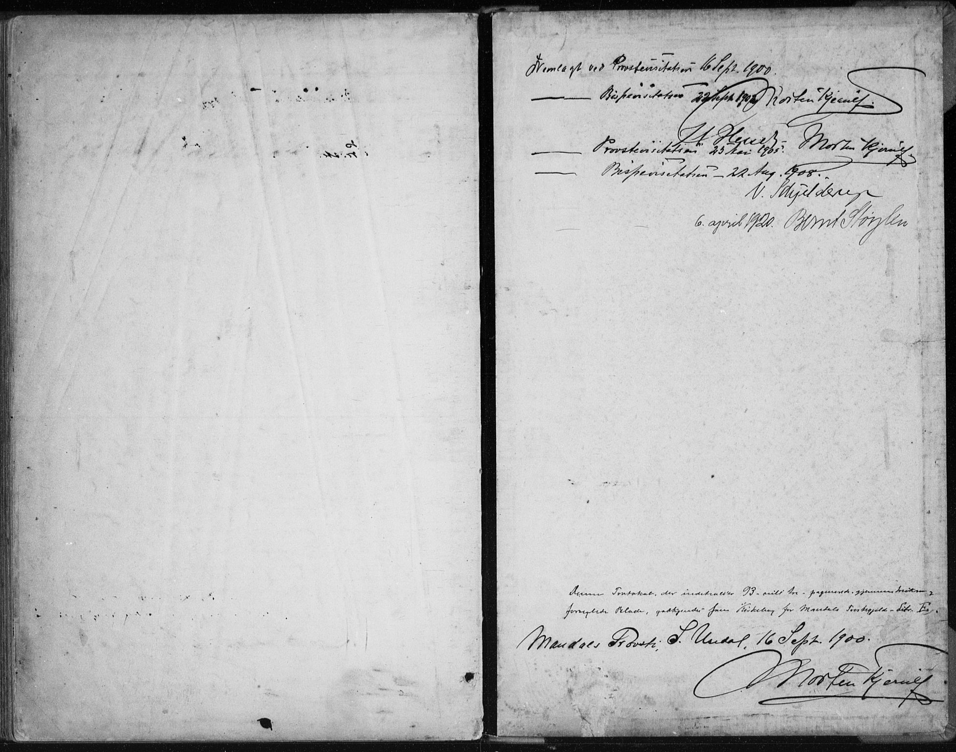 Mandal sokneprestkontor, SAK/1111-0030/F/Fa/Faa/L0021: Ministerialbok nr. A 21, 1898-1913, s. 94