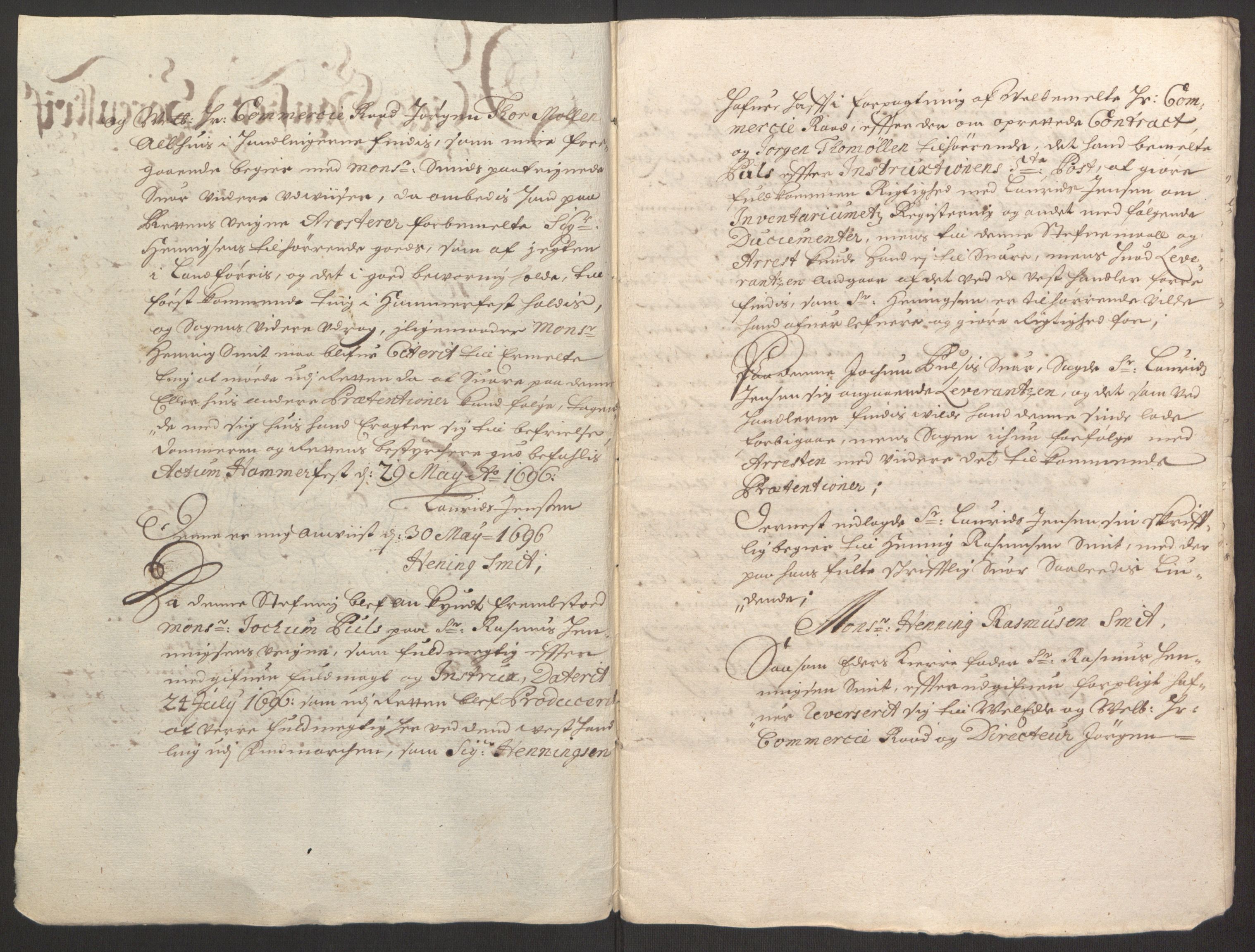 Rentekammeret inntil 1814, Reviderte regnskaper, Fogderegnskap, AV/RA-EA-4092/R69/L4851: Fogderegnskap Finnmark/Vardøhus, 1691-1700, s. 280