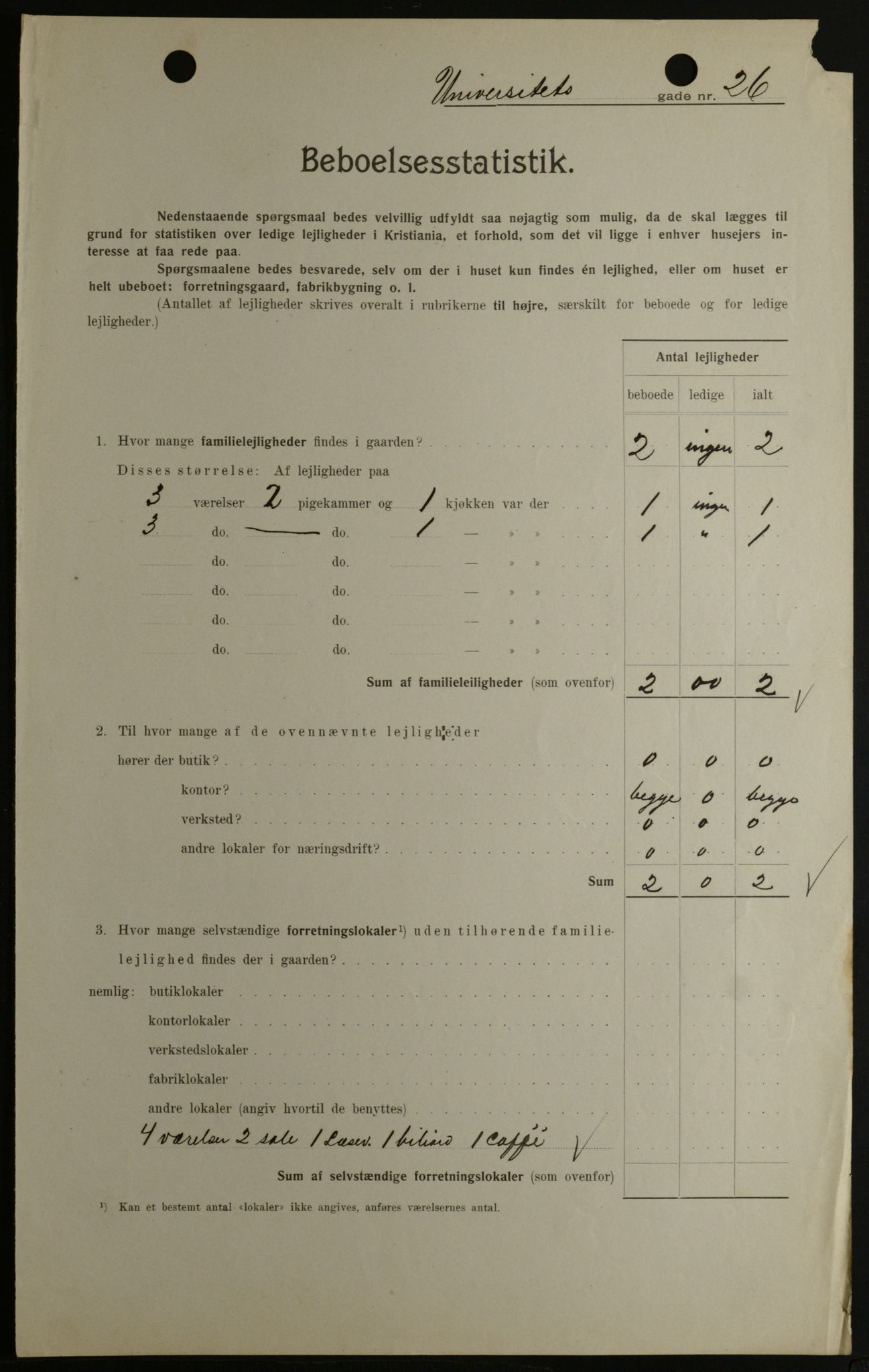 OBA, Kommunal folketelling 1.2.1908 for Kristiania kjøpstad, 1908, s. 107871