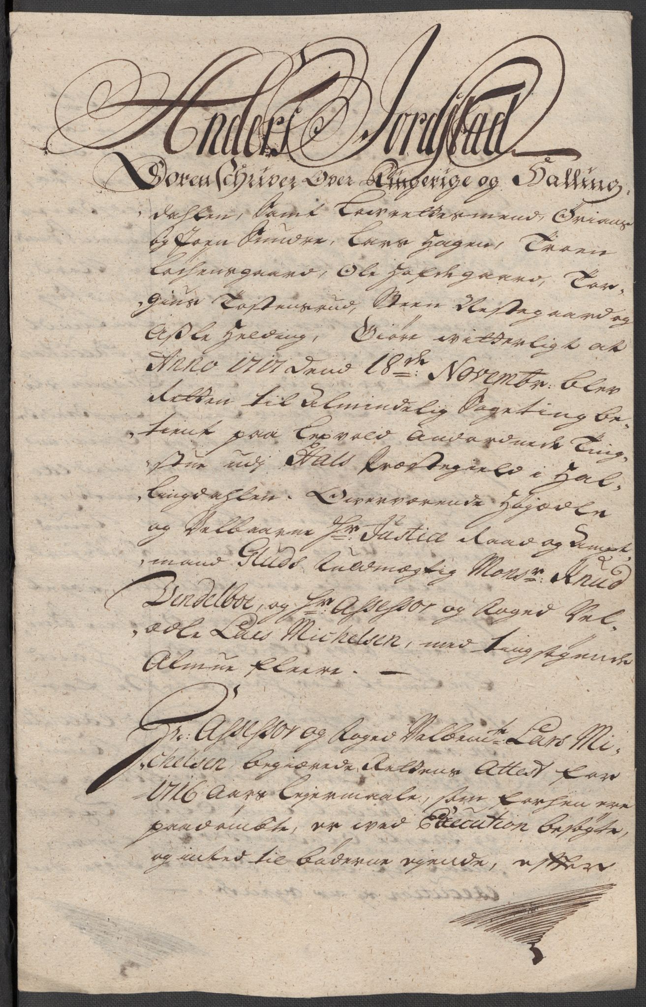 Rentekammeret inntil 1814, Reviderte regnskaper, Fogderegnskap, RA/EA-4092/R23/L1475: Fogderegnskap Ringerike og Hallingdal, 1717, s. 211