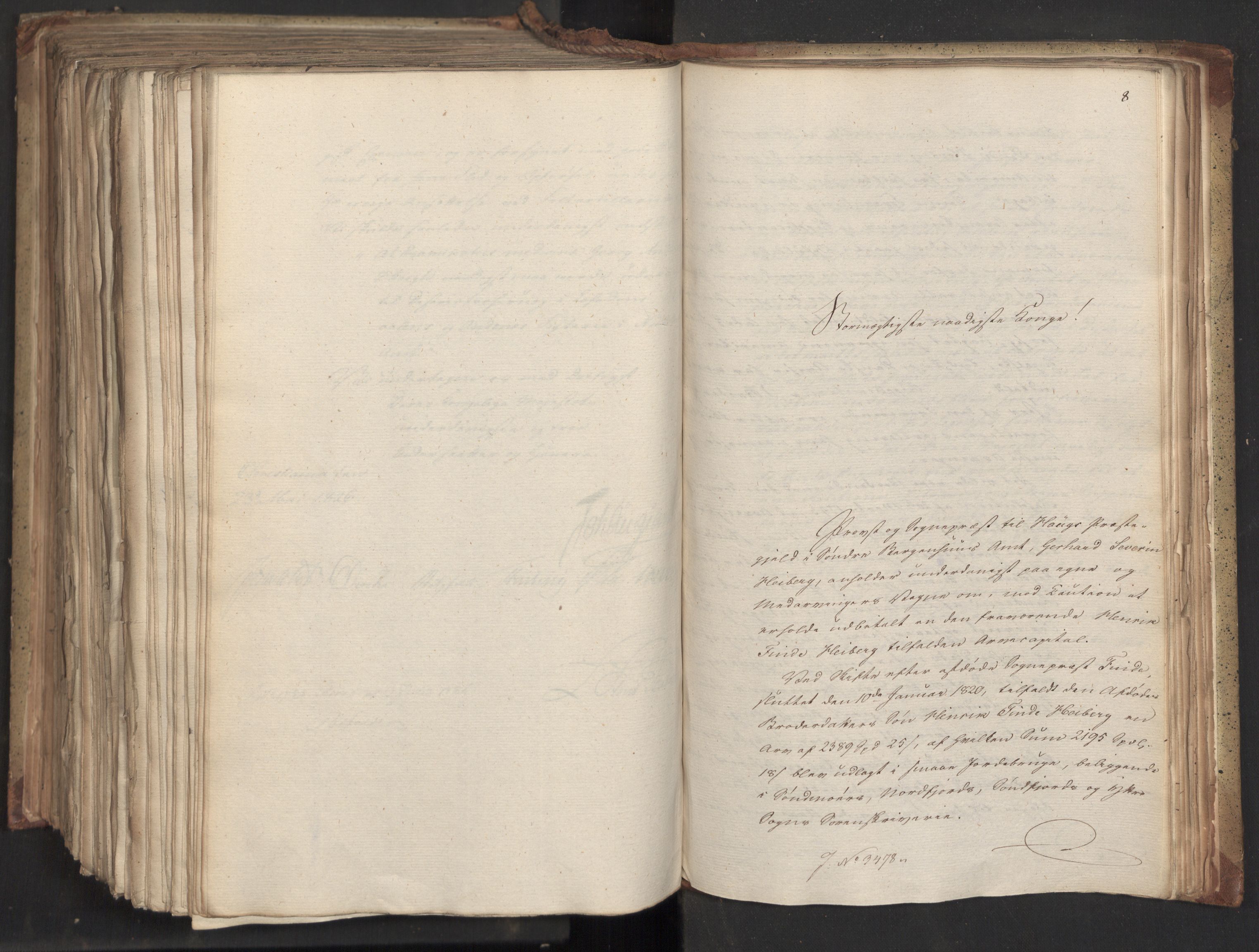 Statsrådsavdelingen i Stockholm, AV/RA-S-1003/D/Da/L0046: Regjeringsinnstillinger nr. 3308-3500, 1826, s. 470