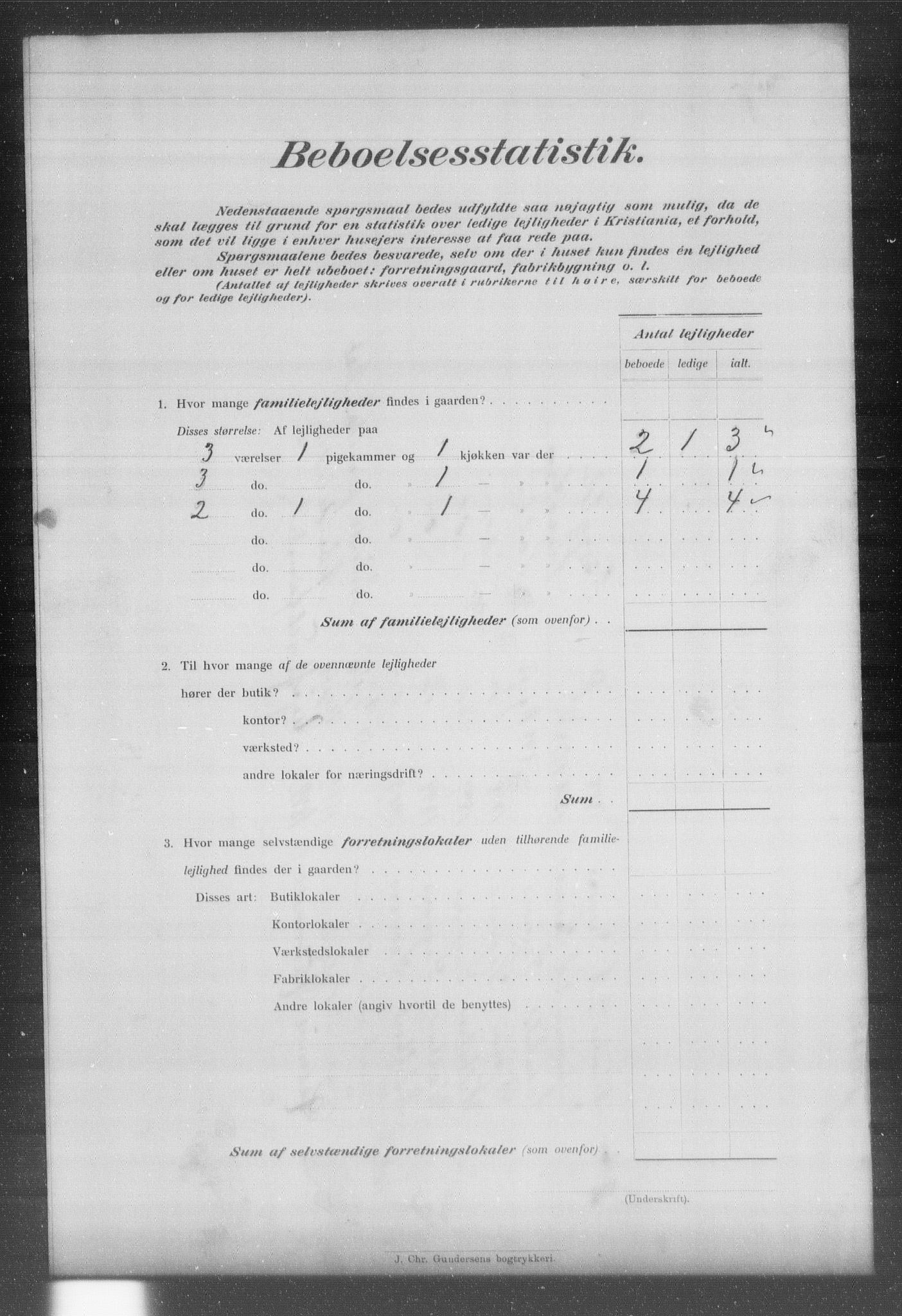 OBA, Kommunal folketelling 31.12.1903 for Kristiania kjøpstad, 1903, s. 14537