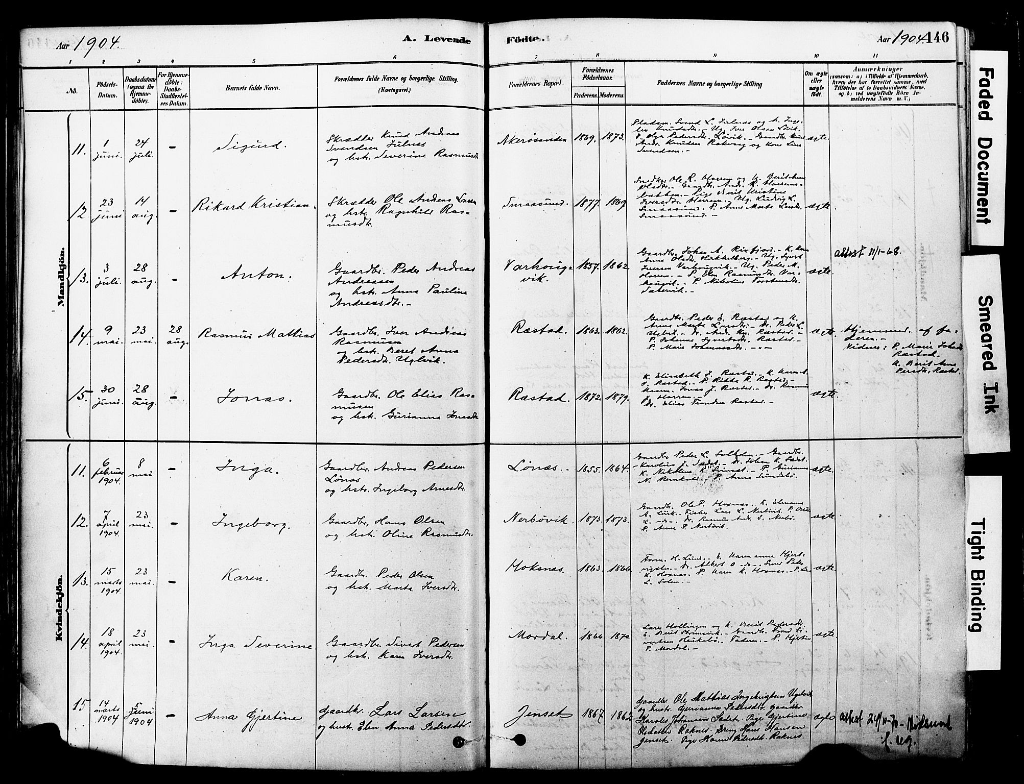 Ministerialprotokoller, klokkerbøker og fødselsregistre - Møre og Romsdal, AV/SAT-A-1454/560/L0721: Ministerialbok nr. 560A05, 1878-1917, s. 146