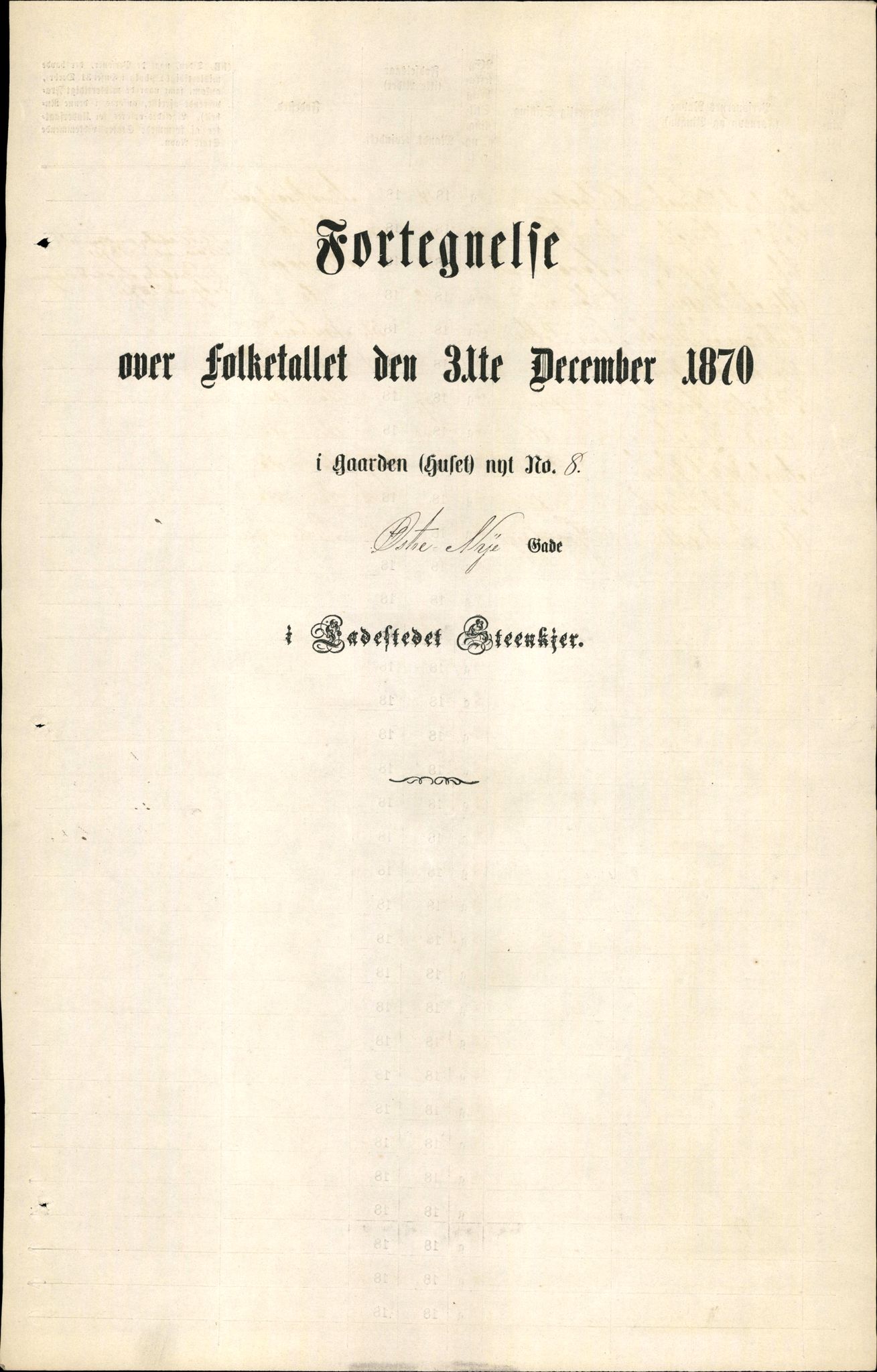 RA, Folketelling 1870 for 1702 Steinkjer ladested, 1870, s. 18