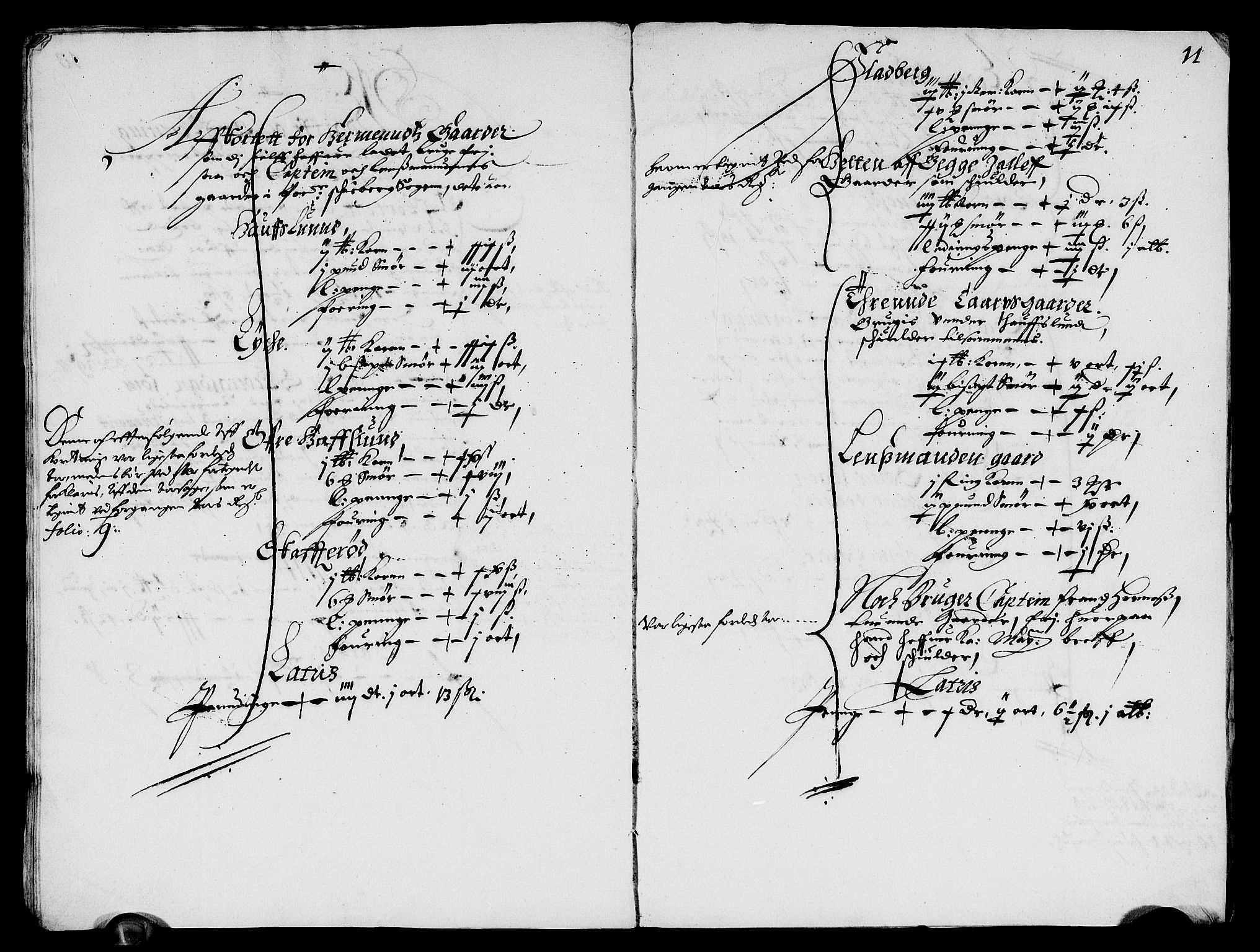 Rentekammeret inntil 1814, Reviderte regnskaper, Lensregnskaper, AV/RA-EA-5023/R/Rb/Rbg/L0011: Verne kloster len, 1651-1661