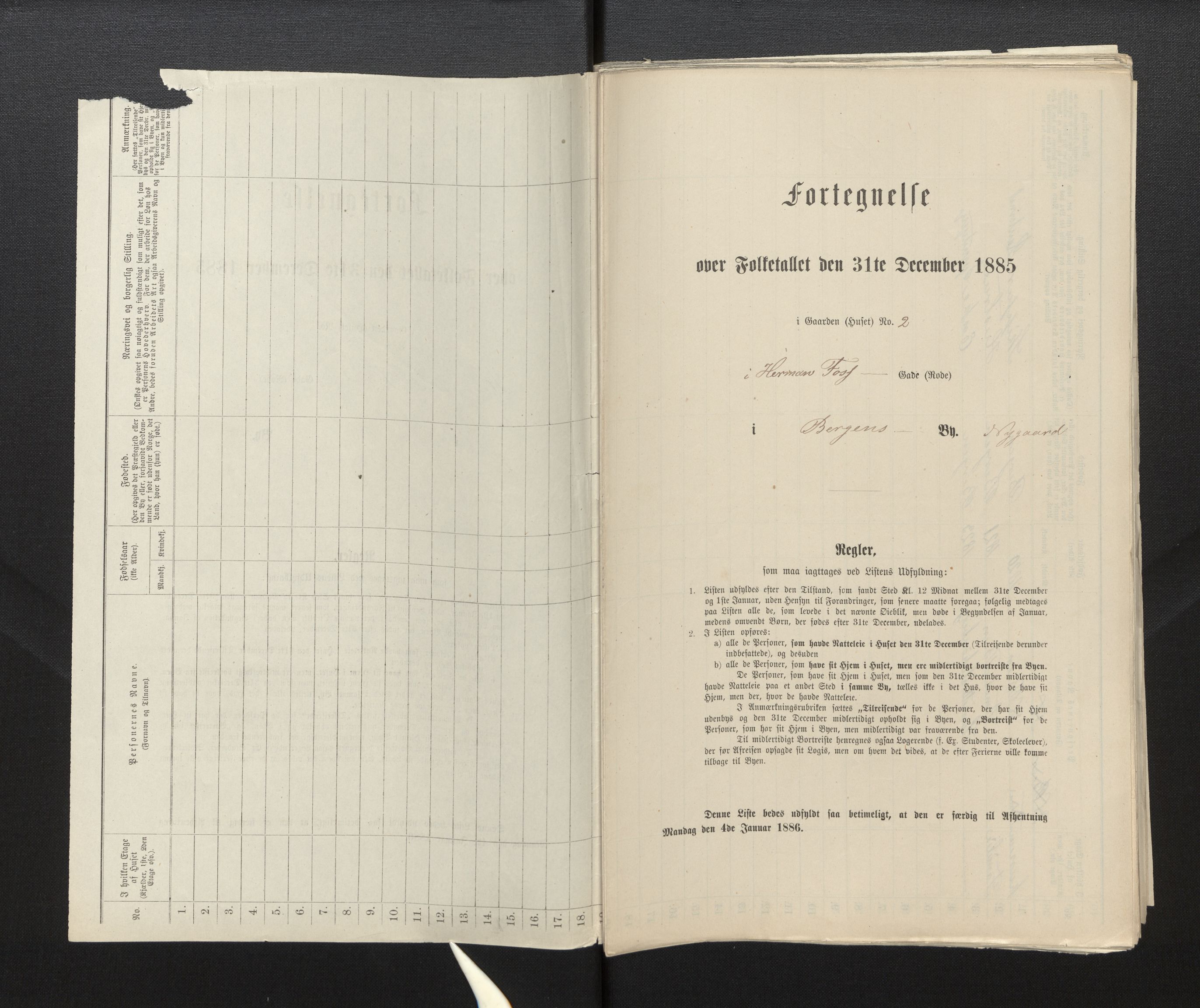 SAB, Folketelling 1885 for 1301 Bergen kjøpstad, 1885, s. 2129