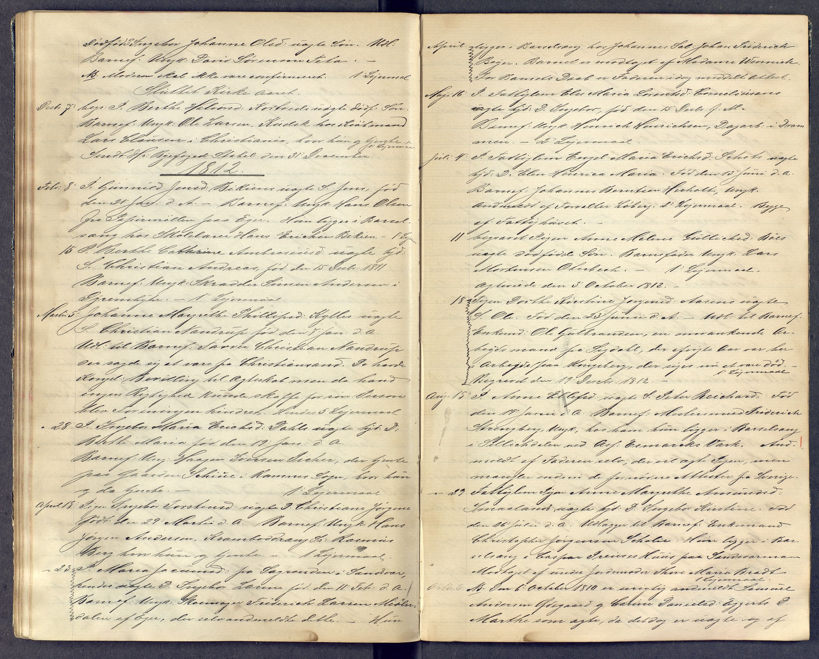 Kongsberg kirkebøker, AV/SAKO-A-22/G/Ga/L0000c: Klokkerbok nr. 0c, 1795-1816