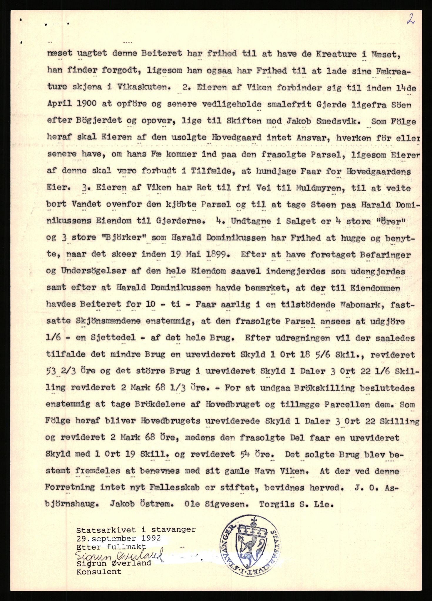 Statsarkivet i Stavanger, SAST/A-101971/03/Y/Yj/L0095: Avskrifter sortert etter gårdsnavn: Vik i Skudesnes - Visnes, 1750-1930, s. 431
