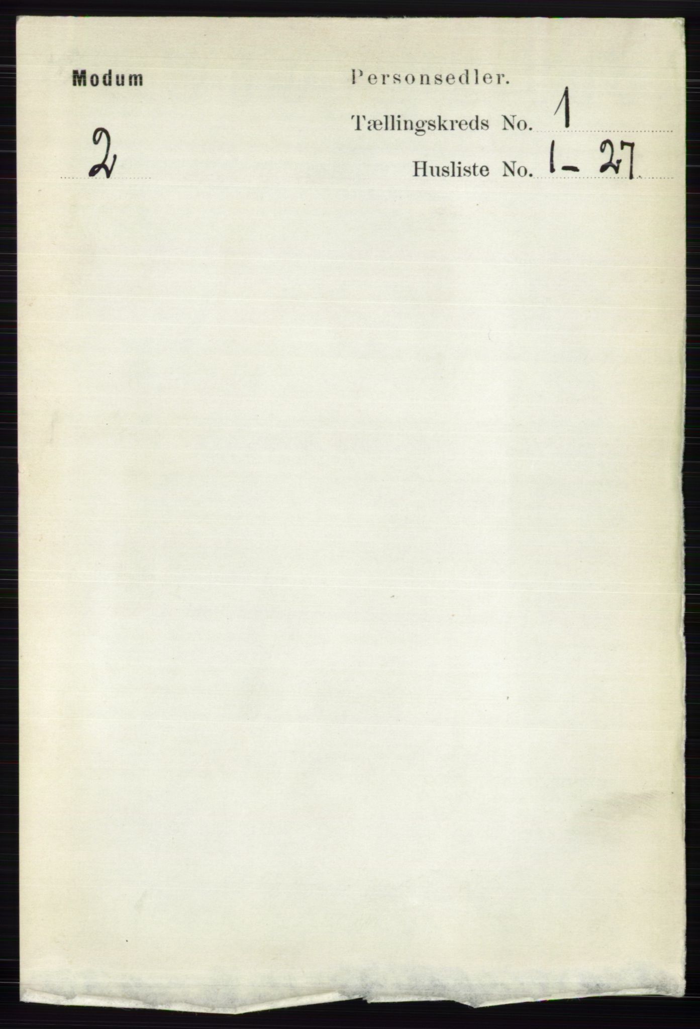 RA, Folketelling 1891 for 0623 Modum herred, 1891, s. 124