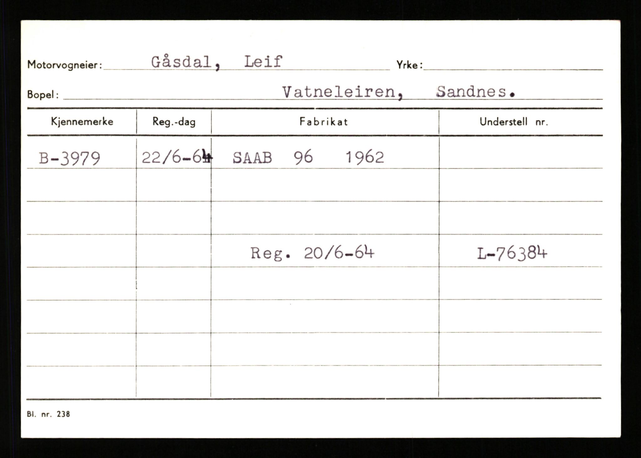 Stavanger trafikkstasjon, AV/SAST-A-101942/0/G/L0001: Registreringsnummer: 0 - 5782, 1930-1971, s. 2457